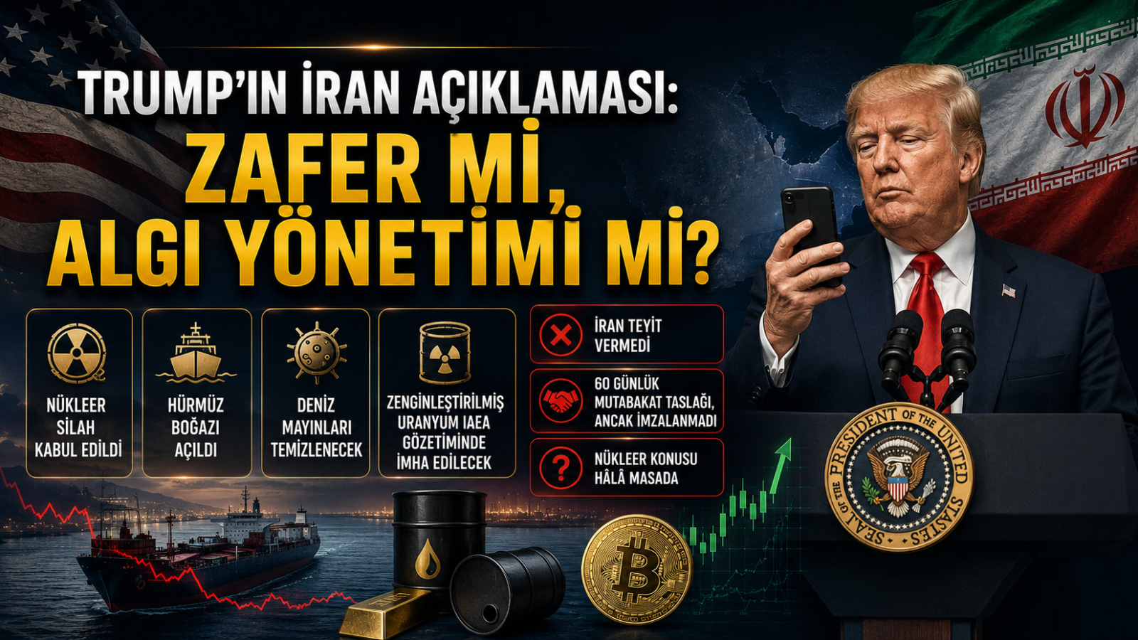 Trump'ın İran Açıklaması: Zafer Mi, Algı Yönetimi Mi?