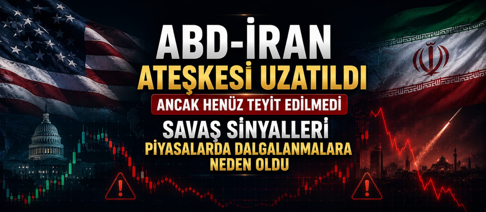 ABD-İran Ateşkesi Uzatıldı Haberleri Henüz Teyit Edilmedi, Piyasalarda Dalgalanmalar Oldu