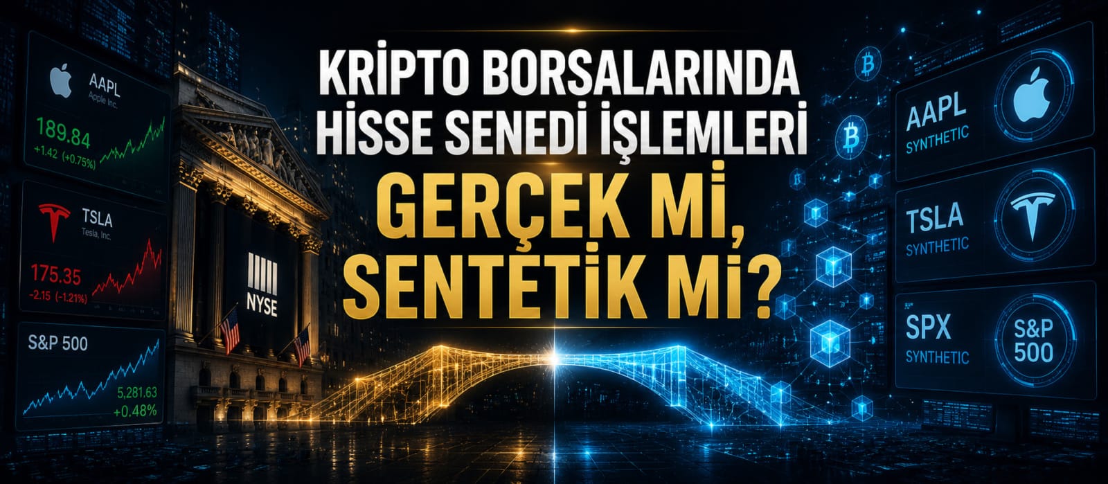 Kripto Borsalarında Hisse Senedi İşlemleri: Gerçek mi, Sentetik mi?