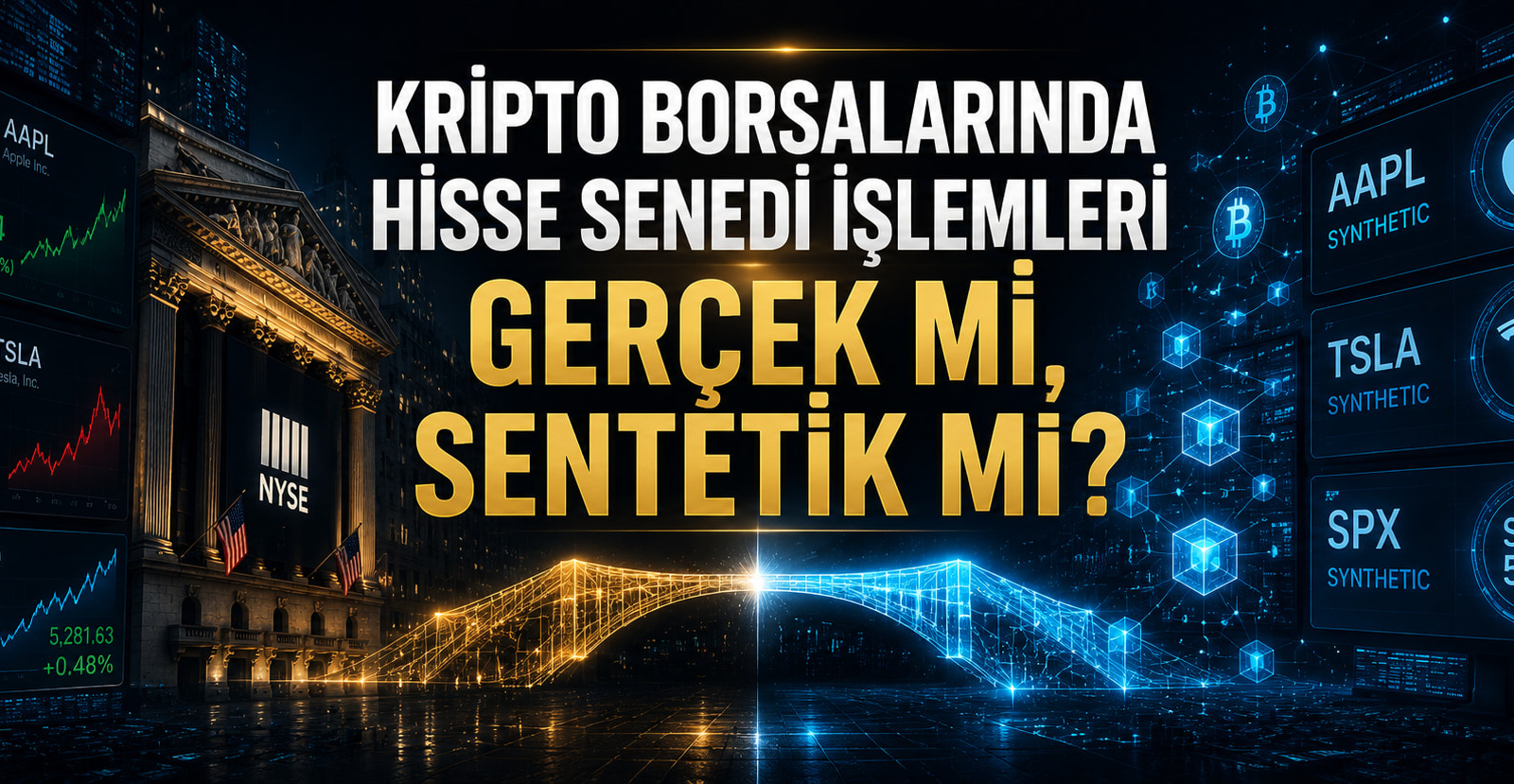 Kripto Borsalarında Hisse Senedi İşlemleri: Gerçek mi, Sentetik mi?