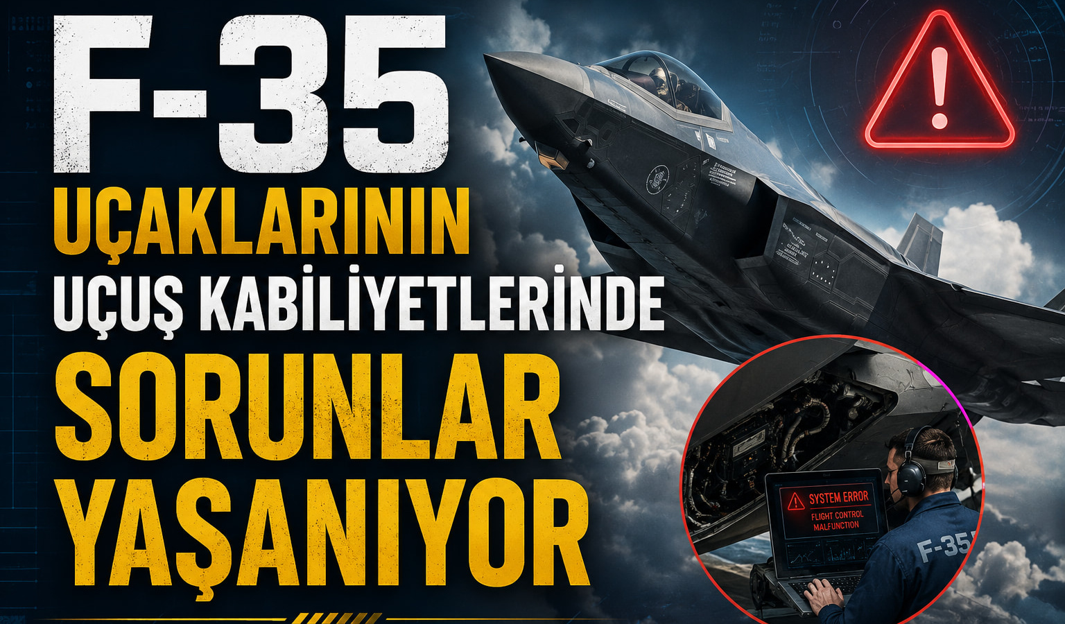 F-35 Uçaklarının Uçuş Kabiliyetlerinde Sorunlar Yaşanıyor