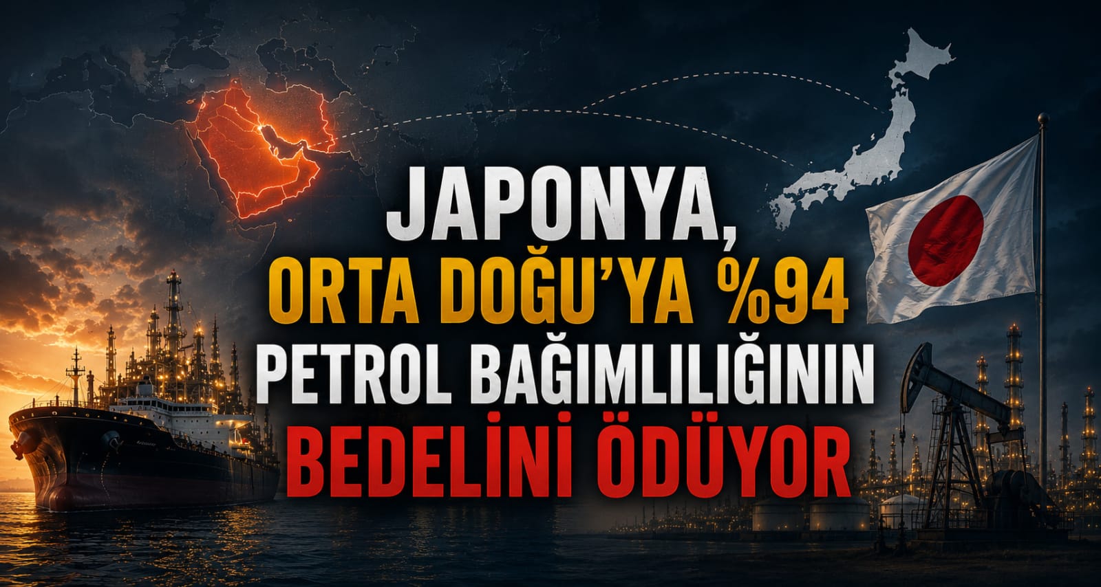 Japonya, Orta Doğu'ya %94 Oranındaki Petrol Bağımlılığının Bedelini Ödüyor
