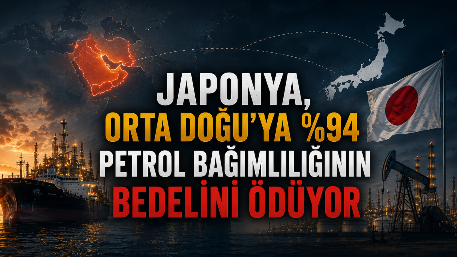 Japonya, Orta Doğu'ya %94 Oranındaki Petrol Bağımlılığının Bedelini Ödüyor