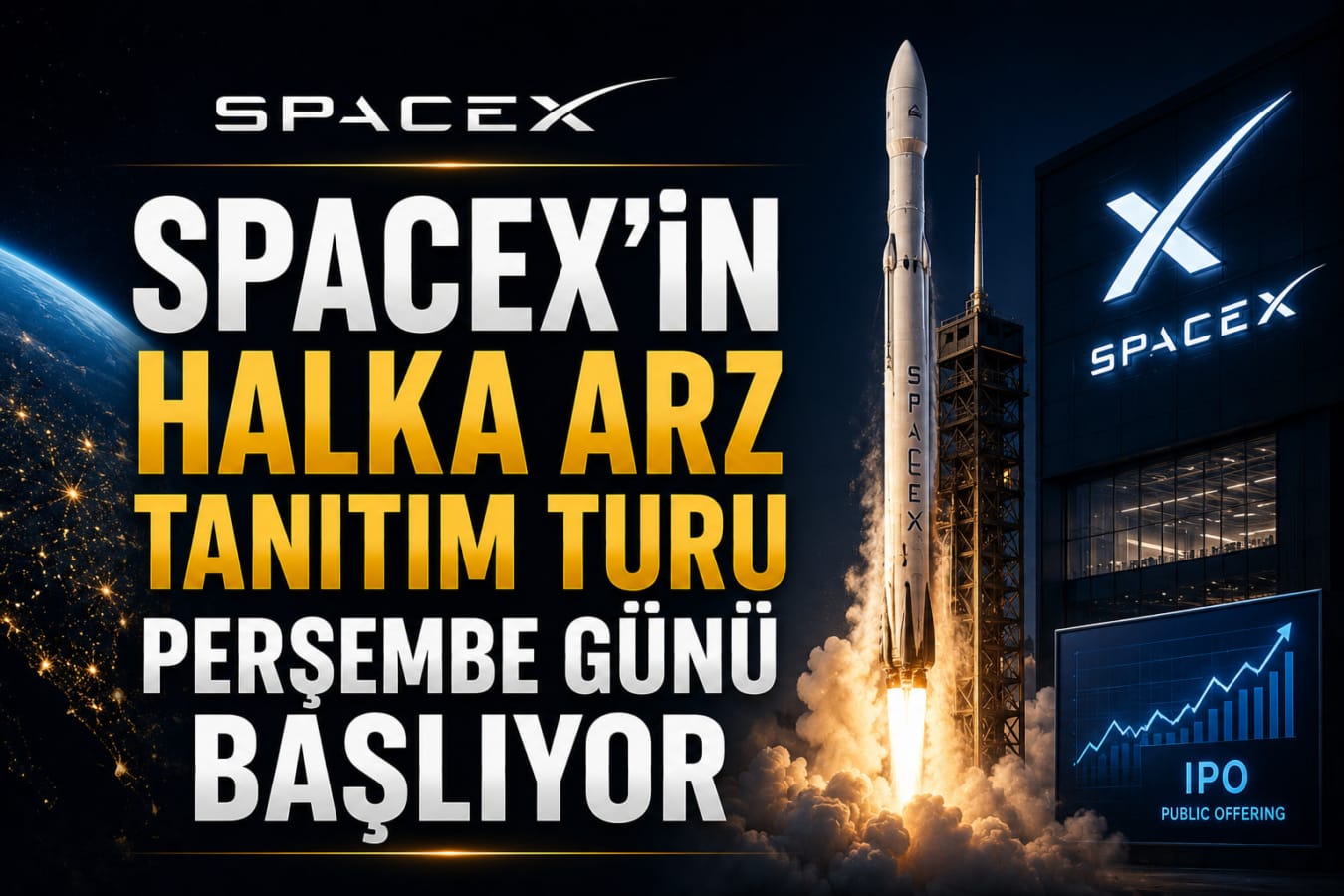 Spacex'in Halka Arz Tanıtım Turu Perşembe Günü Başlıyor