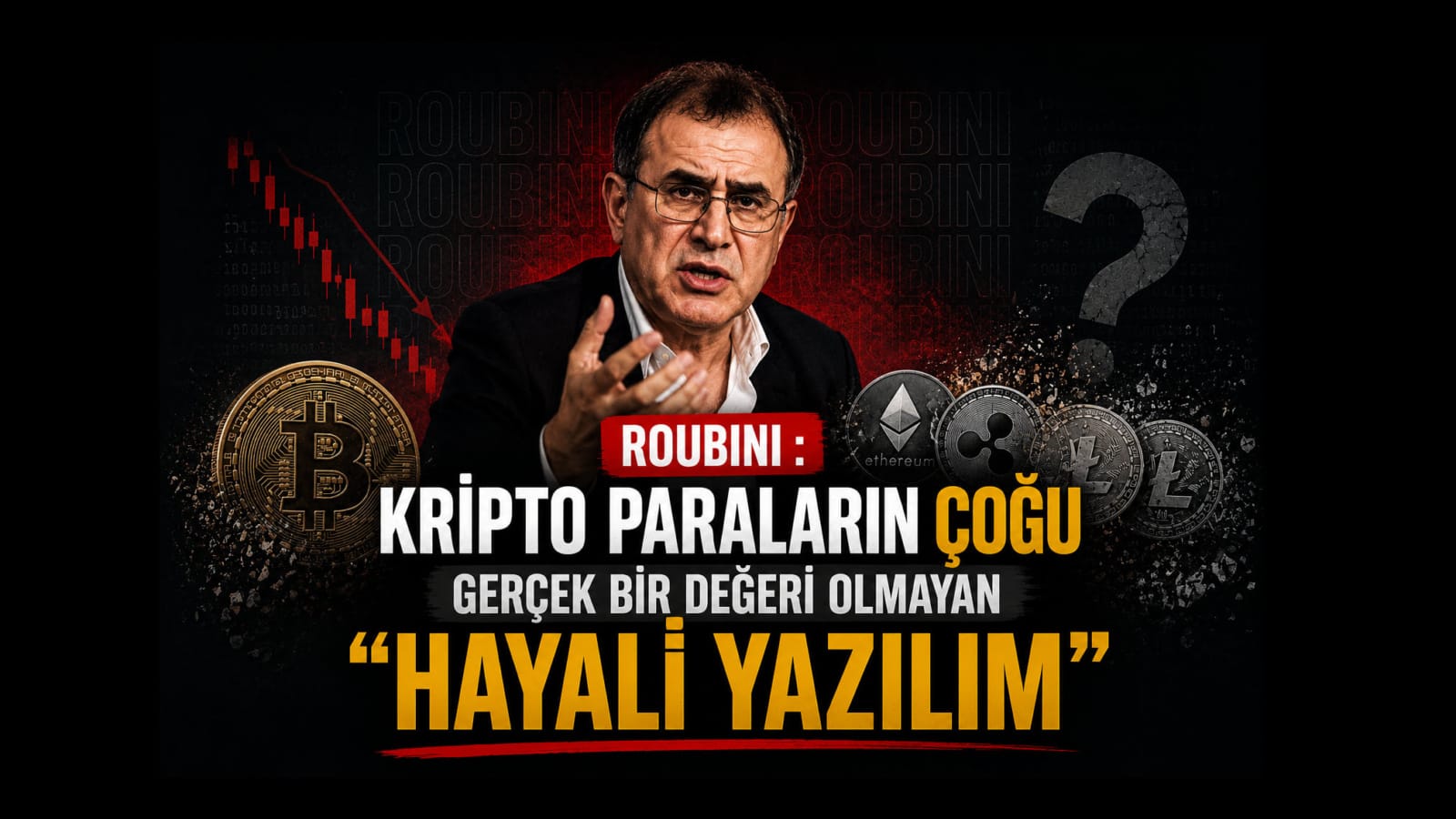 Roubini : Kripto Paraların Çoğu Gerçek Bir Değeri Olmayan "Hayali Yazılım"