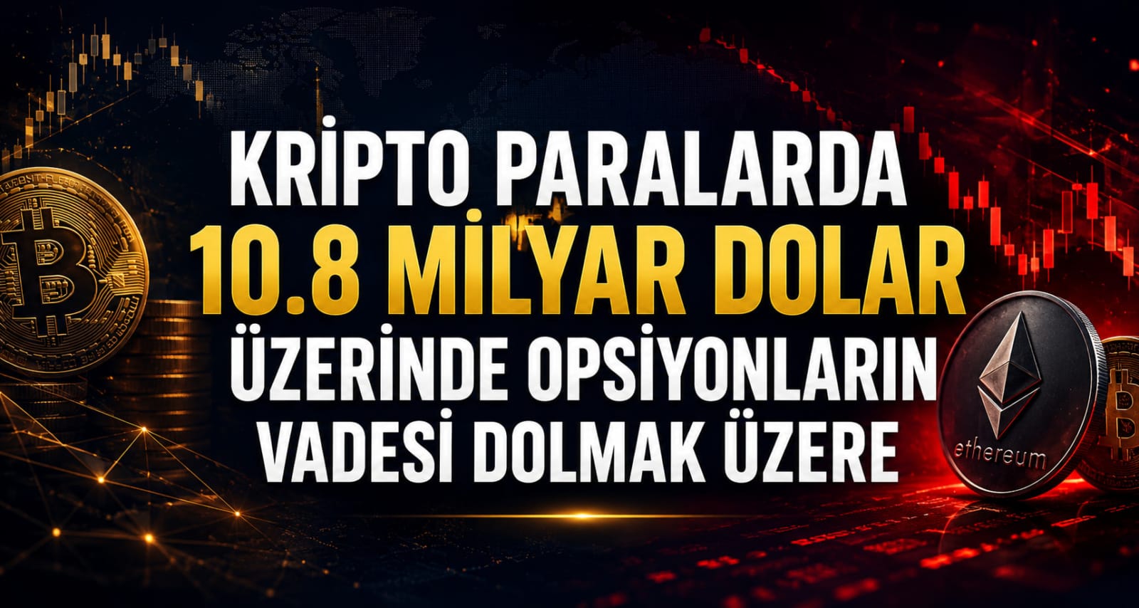 Kripto Paralarda 10.8 Milyar Dolar Üzerinde Opsiyonların Vadesi Dolmak Üzere