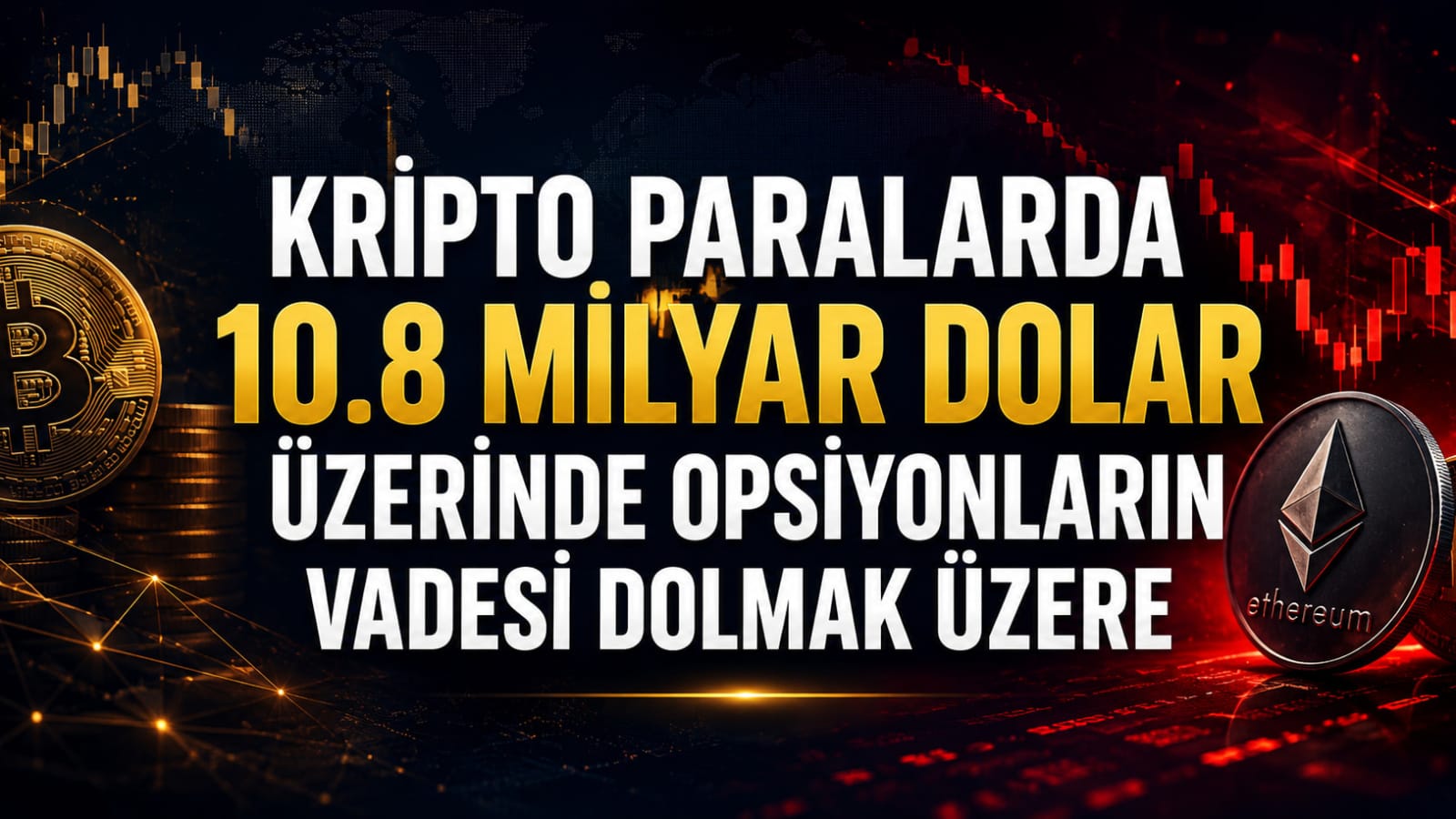 Kripto Paralarda 10.8 Milyar Dolar Üzerinde Opsiyonların Vadesi Dolmak Üzere