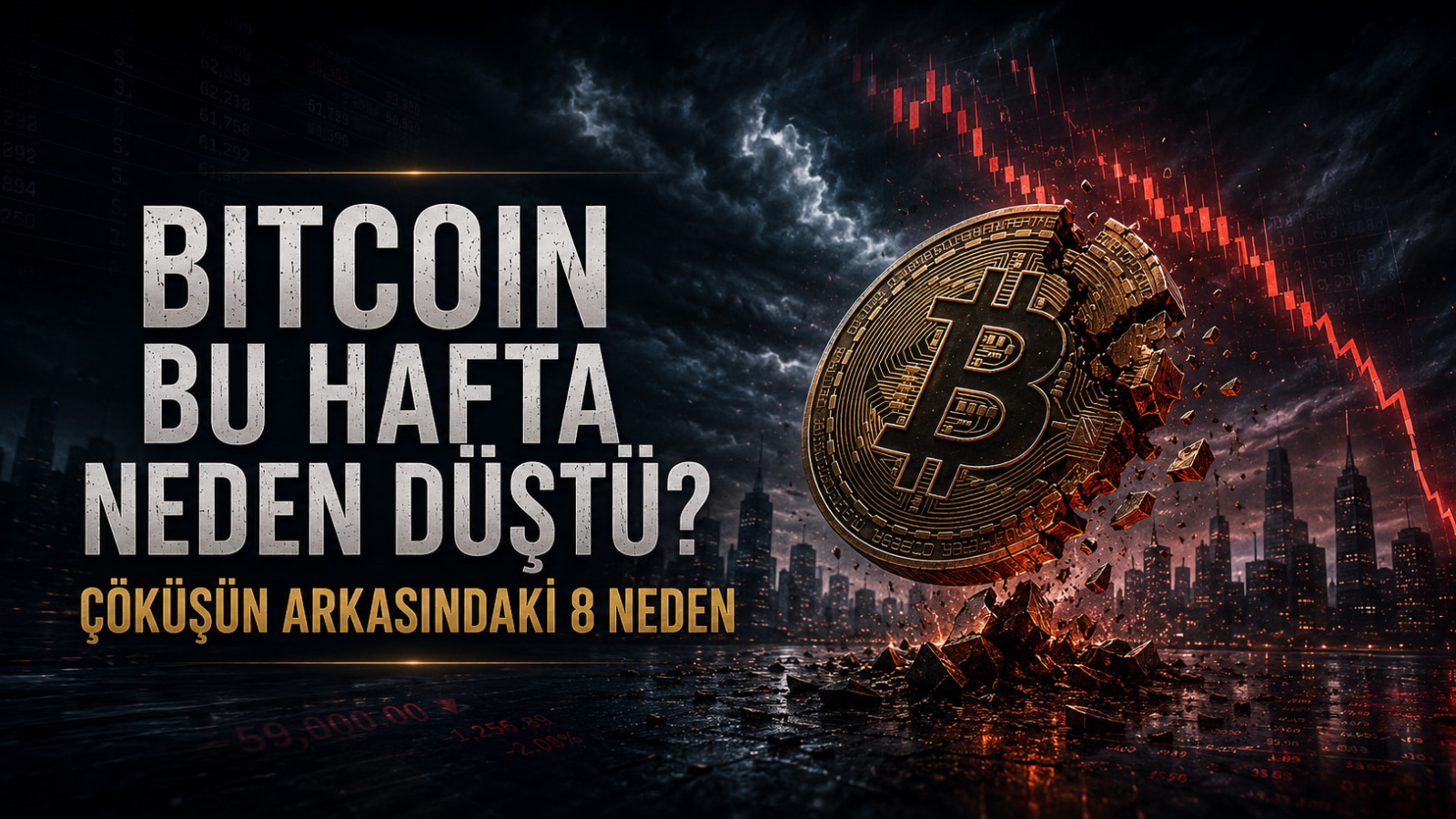Bitcoin Bu Hafta Neden Düştü? Çöküşün Arkasındaki 8 Neden