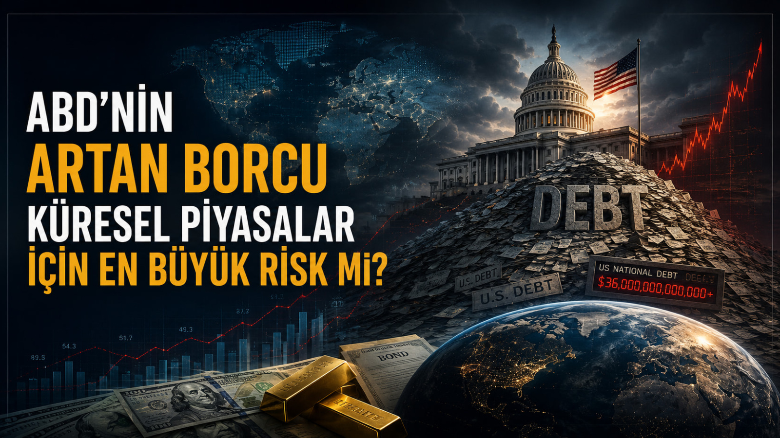 ABD'nin Artan Borcu Küresel Piyasalar İçin En Büyük Risk mi?