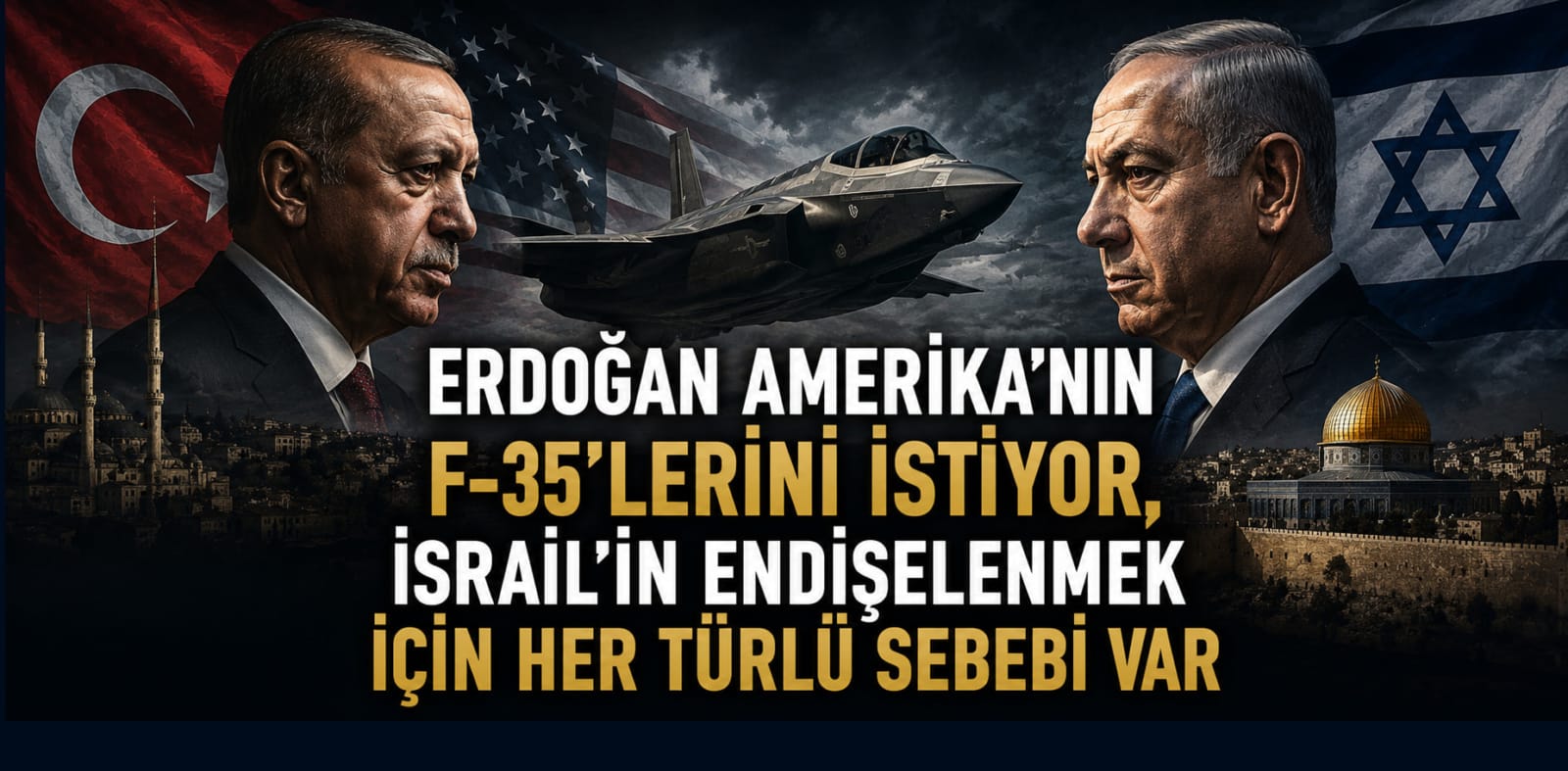 Erdoğan Amerika'nın F-35'lerini İstiyor, İsrail'in Endişelenmek İçin Her Türlü Sebebi Var