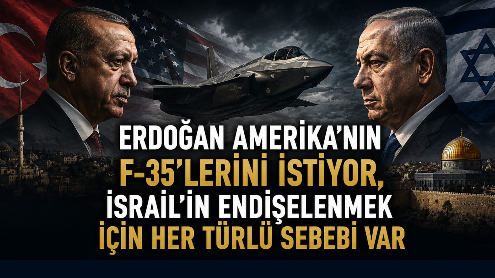 Erdoğan Amerika'nın F-35'lerini İstiyor, İsrail'in Endişelenmek İçin Her Türlü Sebebi Var