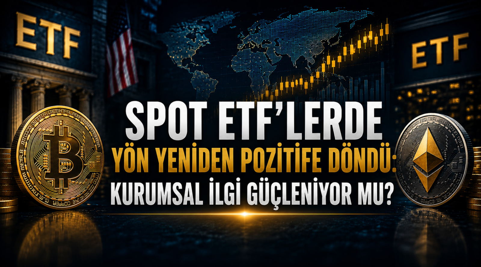 Spot ETF'lerde Yön Yeniden Pozitife Döndü: Kurumsal İlgi Güçleniyor mu?