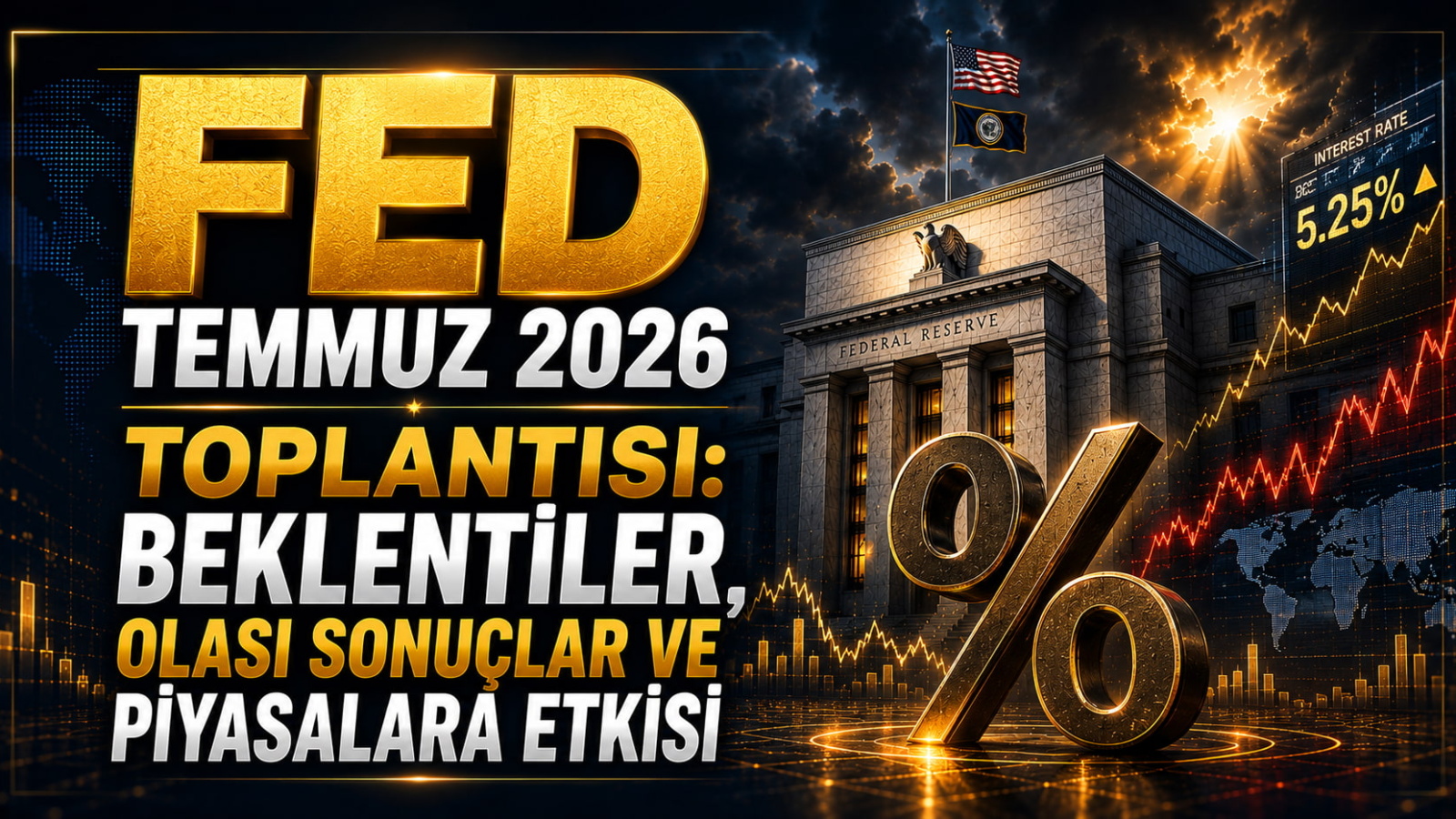 FED Temmuz 2026 Toplantısı: Beklentiler, Olası Sonuçlar ve Piyasalara Etkisi