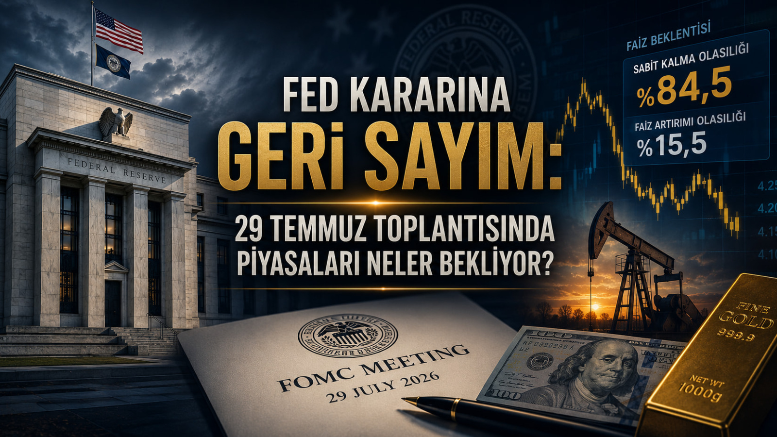 Fed Kararına Geri Sayım: 29 Temmuz Toplantısında Piyasaları Neler Bekliyor?