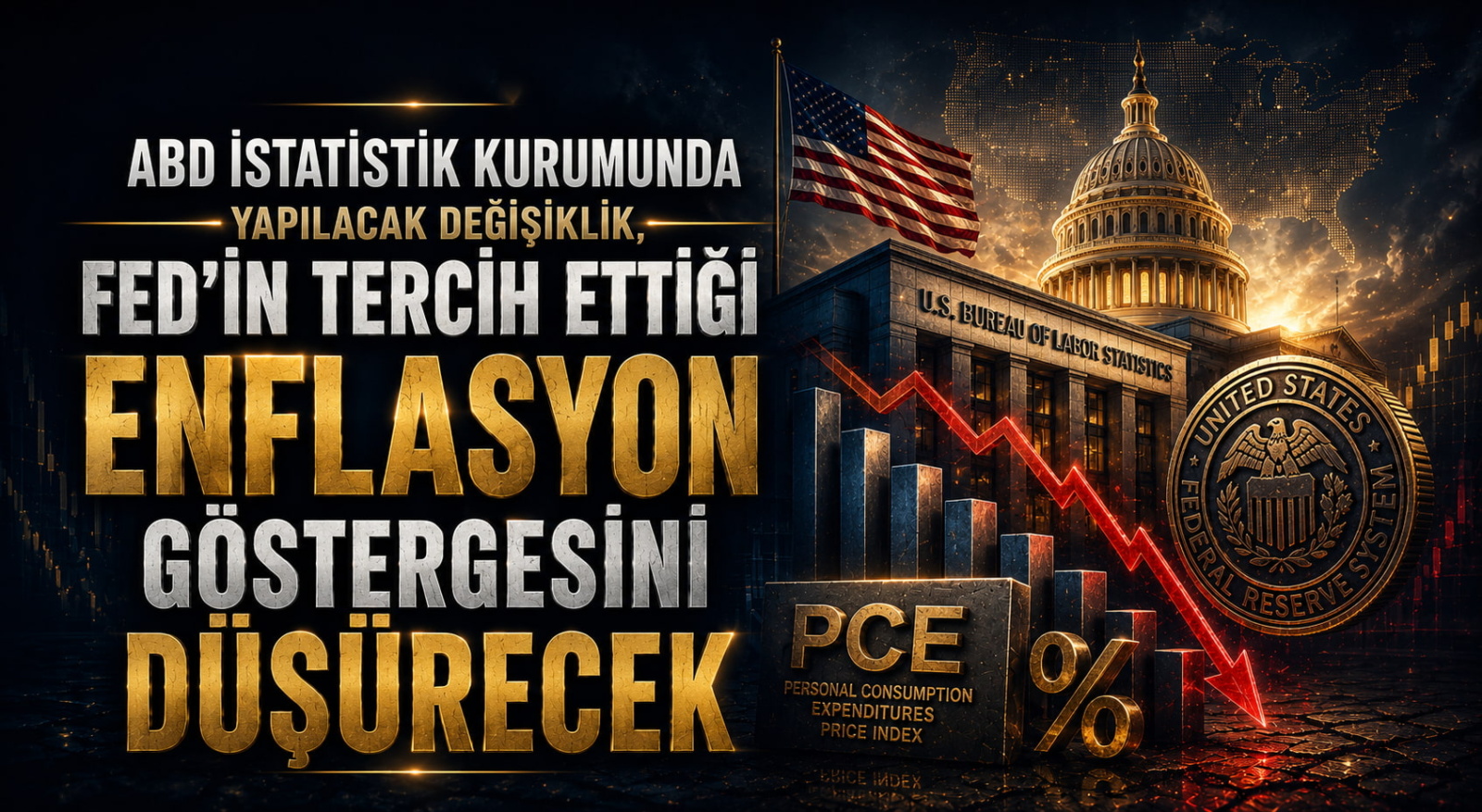 ABD İstatistik Kurumunda Yapılacak Değişiklik, Fed'in Tercih Ettiği Enflasyon Göstergesini Düşürecek