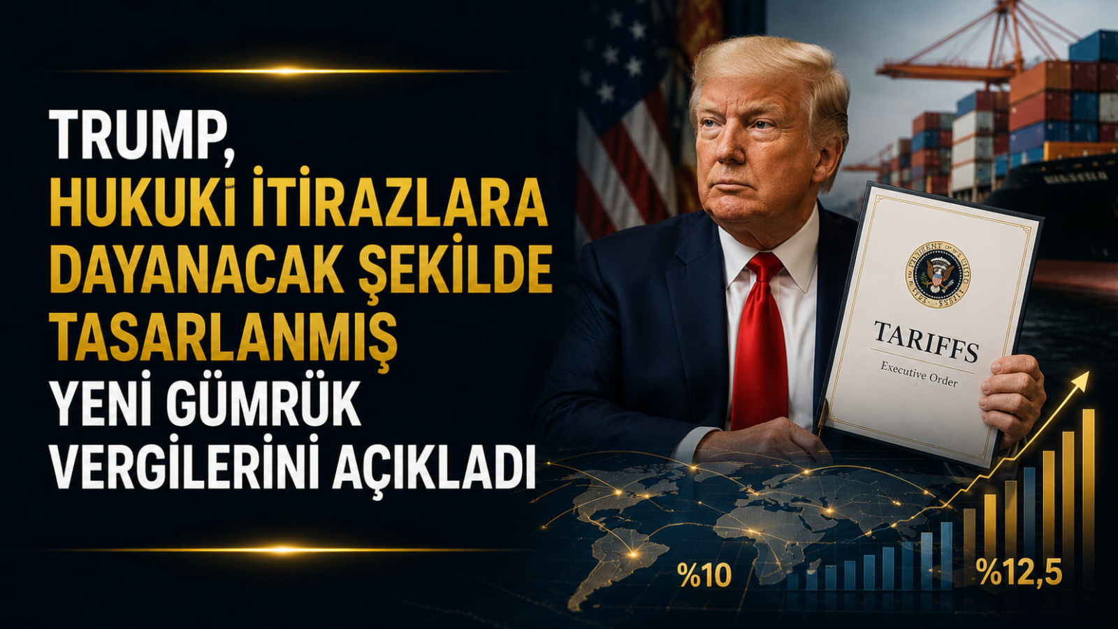 Trump, Hukuki İtirazlara Dayanacak Şekilde Tasarlanmış Yeni Gümrük Vergilerini Açıkladı