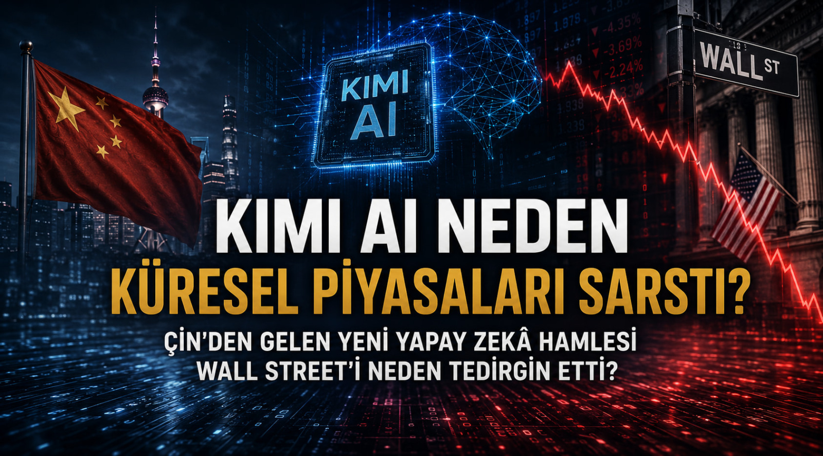 Kimi AI Neden Küresel Piyasaları Sarstı? Çin'den Gelen Yeni Yapay Zekâ Hamlesi Wall Street'i Neden Tedirgin Etti?
