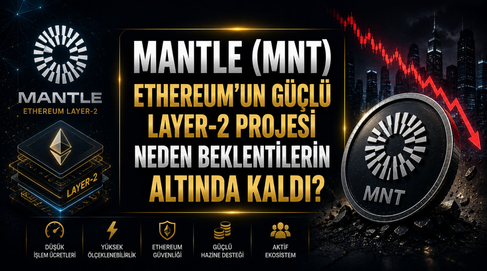 Mantle (MNT) Nedir? Ethereum Layer-2 Projesi Neden Beklentilerin Altında Kaldı?