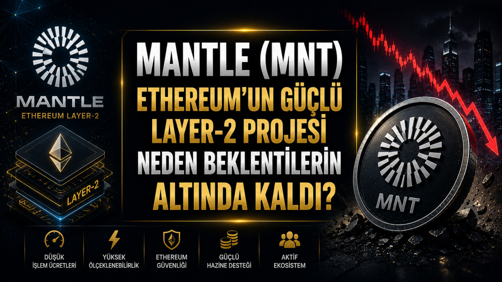 Mantle (MNT) Nedir? Ethereum Layer-2 Projesi Neden Beklentilerin Altında Kaldı?