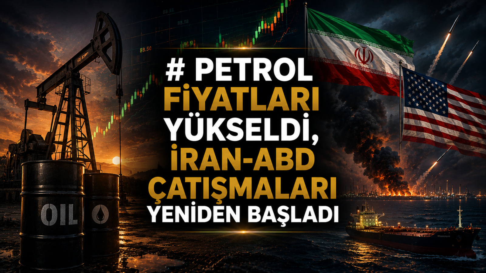 Petrol Fiyatları Yükseldi, İran-ABD Çatışmaları Yeniden Başladı