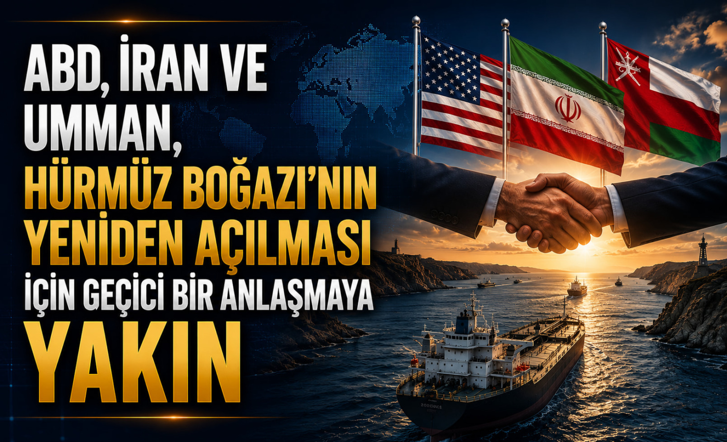 ABD, İran ve Umman, Hürmüz Boğazı'nın Yeniden Açılması İçin Geçici Bir Anlaşmaya Yakın