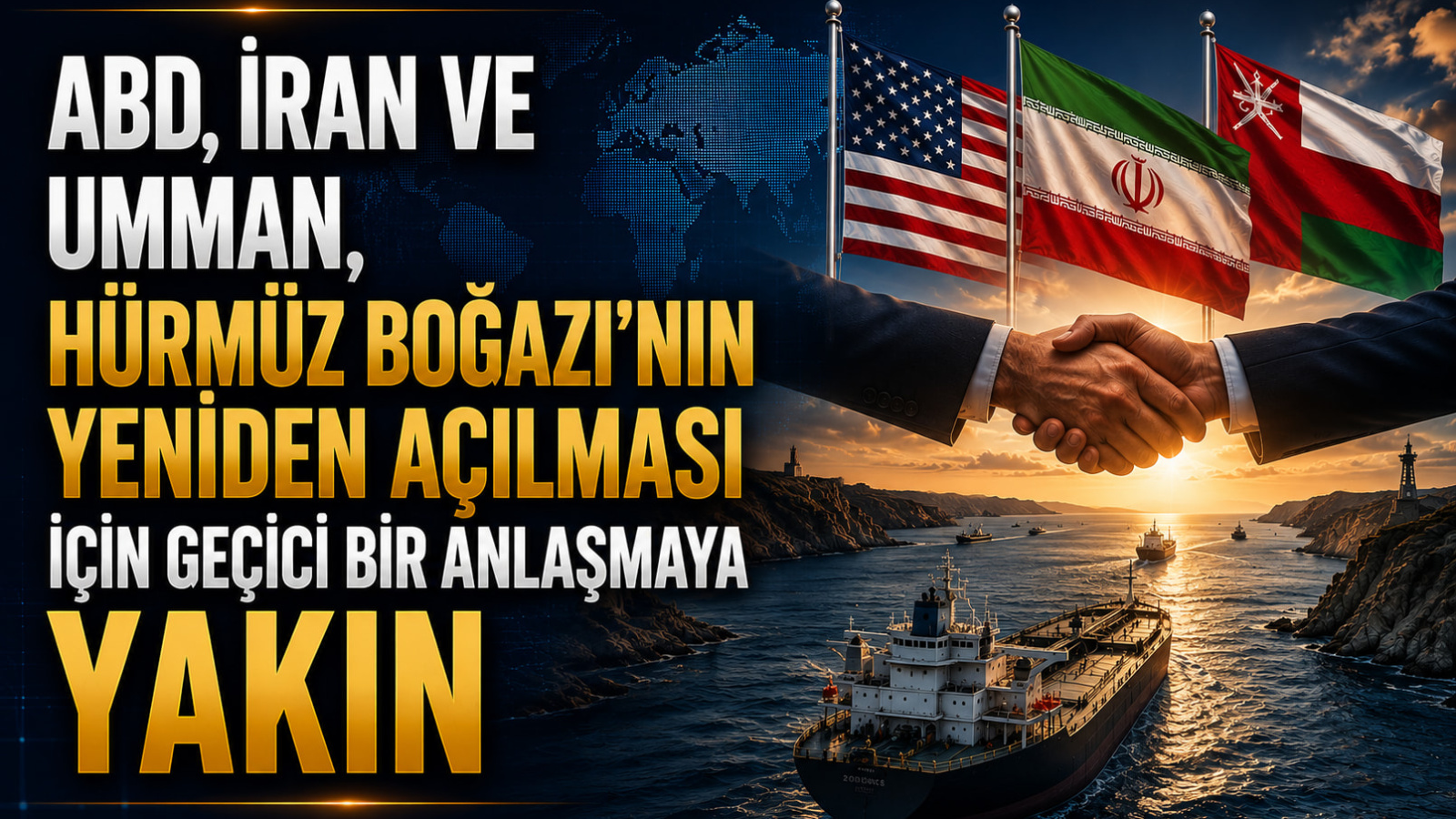 ABD, İran ve Umman, Hürmüz Boğazı'nın Yeniden Açılması İçin Geçici Bir Anlaşmaya Yakın