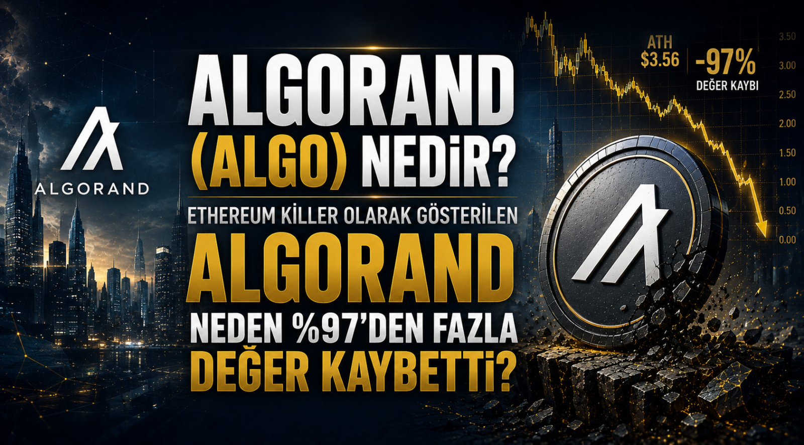 Algorand (ALGO) Nedir? “Ethereum Killer” Olarak Gösterilen Algorand Neden %97’den Fazla Düştü?