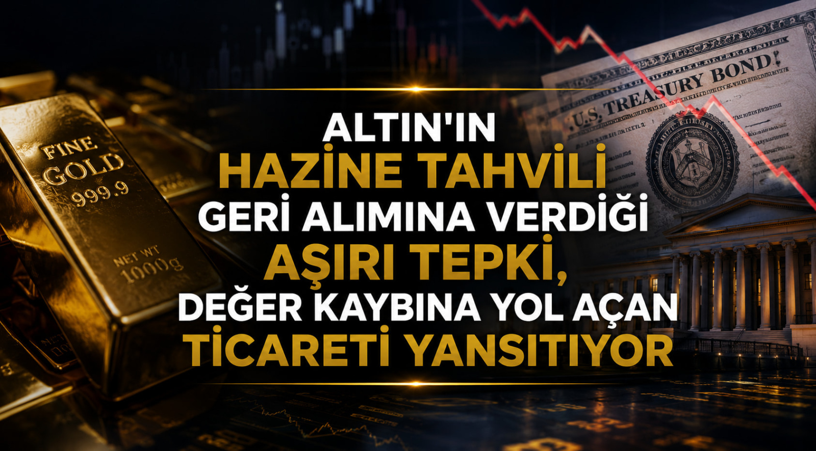 Altın'ın, Hazine Tahvili Geri Alımına Verdiği Aşırı Tepki, Değer Kaybına Yol Açan Ticareti Yansıtıyor