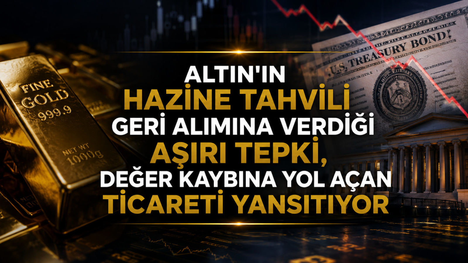 Altın'ın, Hazine Tahvili Geri Alımına Verdiği Aşırı Tepki, Değer Kaybına Yol Açan Ticareti Yansıtıyor