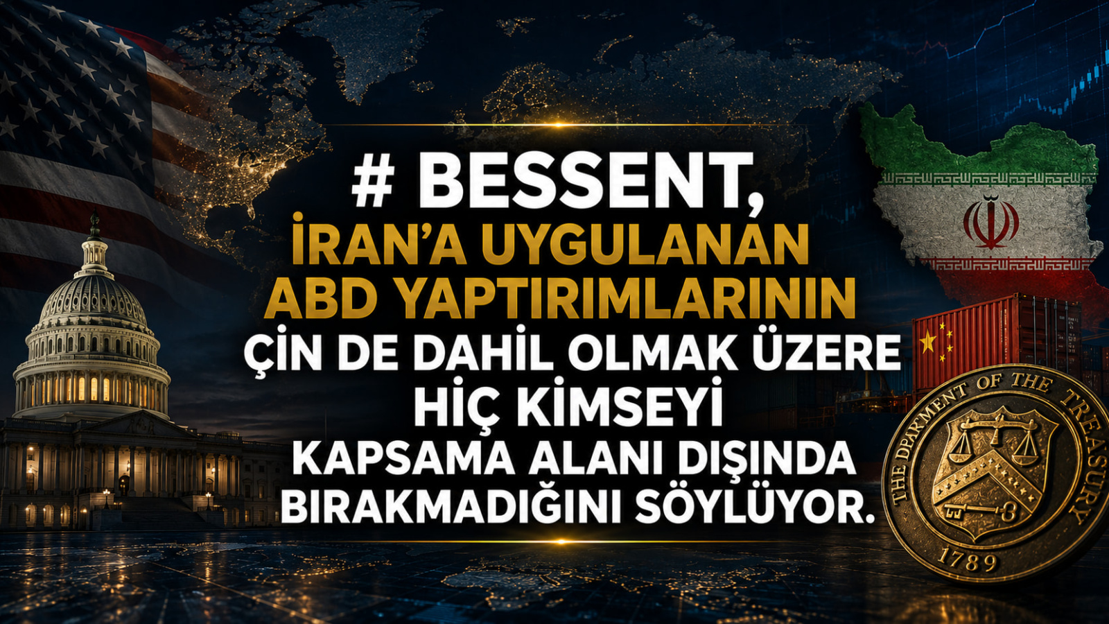 Trump, liderleri arayarak İran'la bağlarını kesmelerini istedi. Yaptırımlar konusunda 'sıfır sızıntı' istiyor. Belirlediğimiz faaliyetleri durdurmak için ülkelerin sınırlı bir süreleri olacak; eğer durdurmazlarsa Hazine yetkililerini kullanacağız. İlişkileri sonlandırmak için belirli bir zaman çizelgesi belirlemeyeceğiz, sonsuz sabrımız yok. İran'ı destekleyen her ülke, ABD yaptırımlarıyla karşılaşmaya hazır olmalıdır. Bu hafta büyük bir finans kuruluşuna yaptırım uygulanmasını bekliyorum. İkincil yaptırımların kullanımını hafife almayın. Kanada'nın masaya oturup iyi niyetle müzakere etmesini isterdim. Petrol fiyatlarının bugün düşmesine şaşırdım. İran'ın boğazda ne kadar petrolü bloke ettiği konusunda ciddi bir tartışma var, ancak sonuçta önemli olan bir rakam ve ABD bir tür yıpratma savaşına girmiş durumda. Tahvil piyasasına ilişkin olarak, Hazine henüz tek bir tahvil geri alımı yapmadı ancak ilk işlem 9 Eylül'de gerçekleşecek.