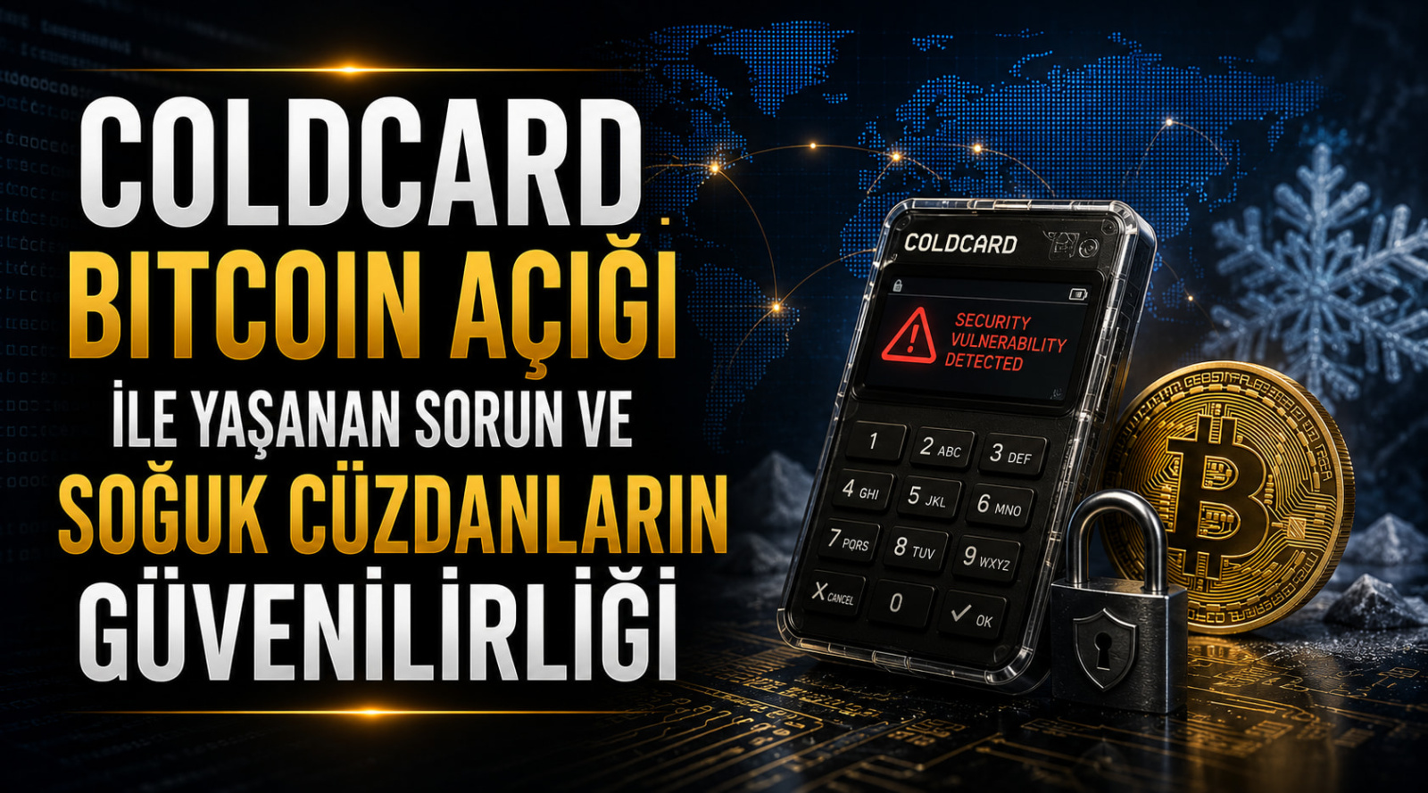 Coldcard Bitcoin Açığı ile Yaşanan Sorun Ve Soğuk Cüzdanların Güvenilirliği