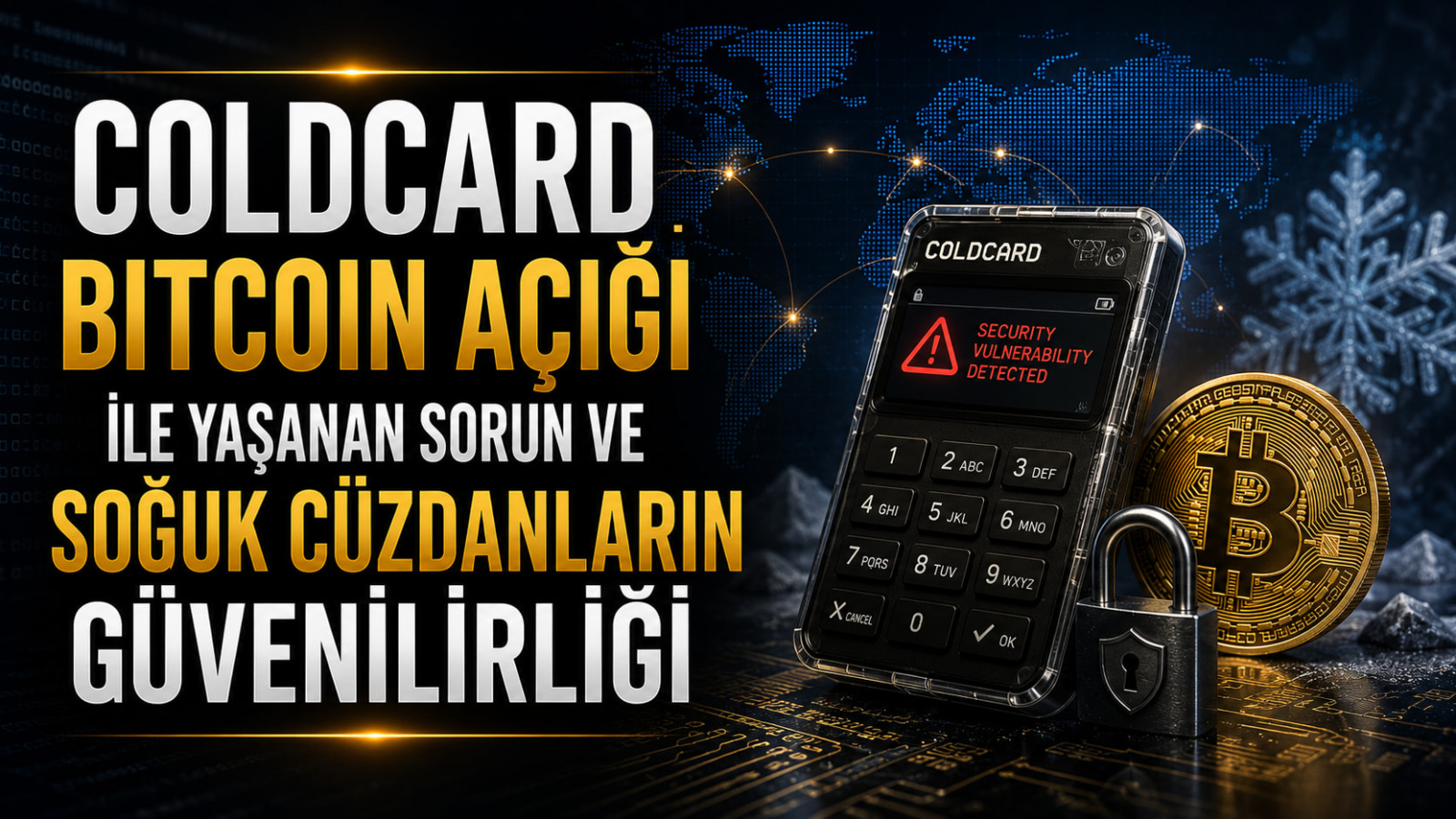 Coldcard Bitcoin Açığı ile Yaşanan Sorun Ve Soğuk Cüzdanların Güvenilirliği