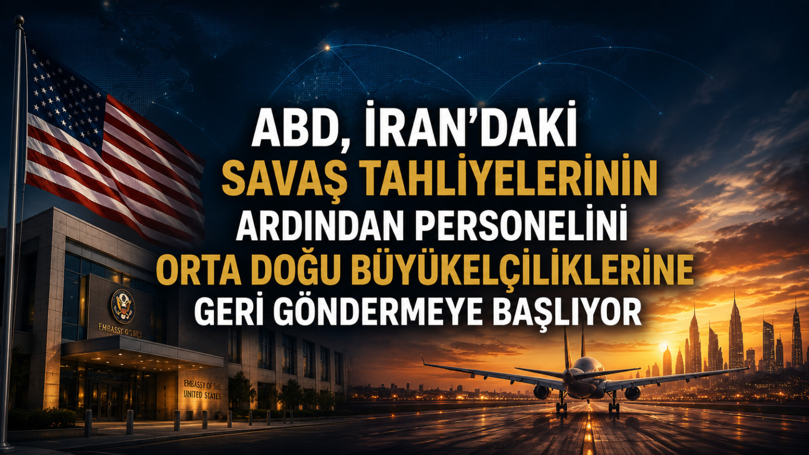 ABD, İran'daki Savaş Tahliyelerinin Ardından Personelini Orta Doğu Büyükelçiliklerine Geri Göndermeye Başlıyor