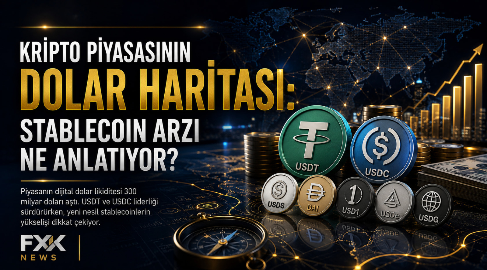 Kripto Piyasasının Dolar Haritası: Stablecoin Arzı Ne Anlatıyor?