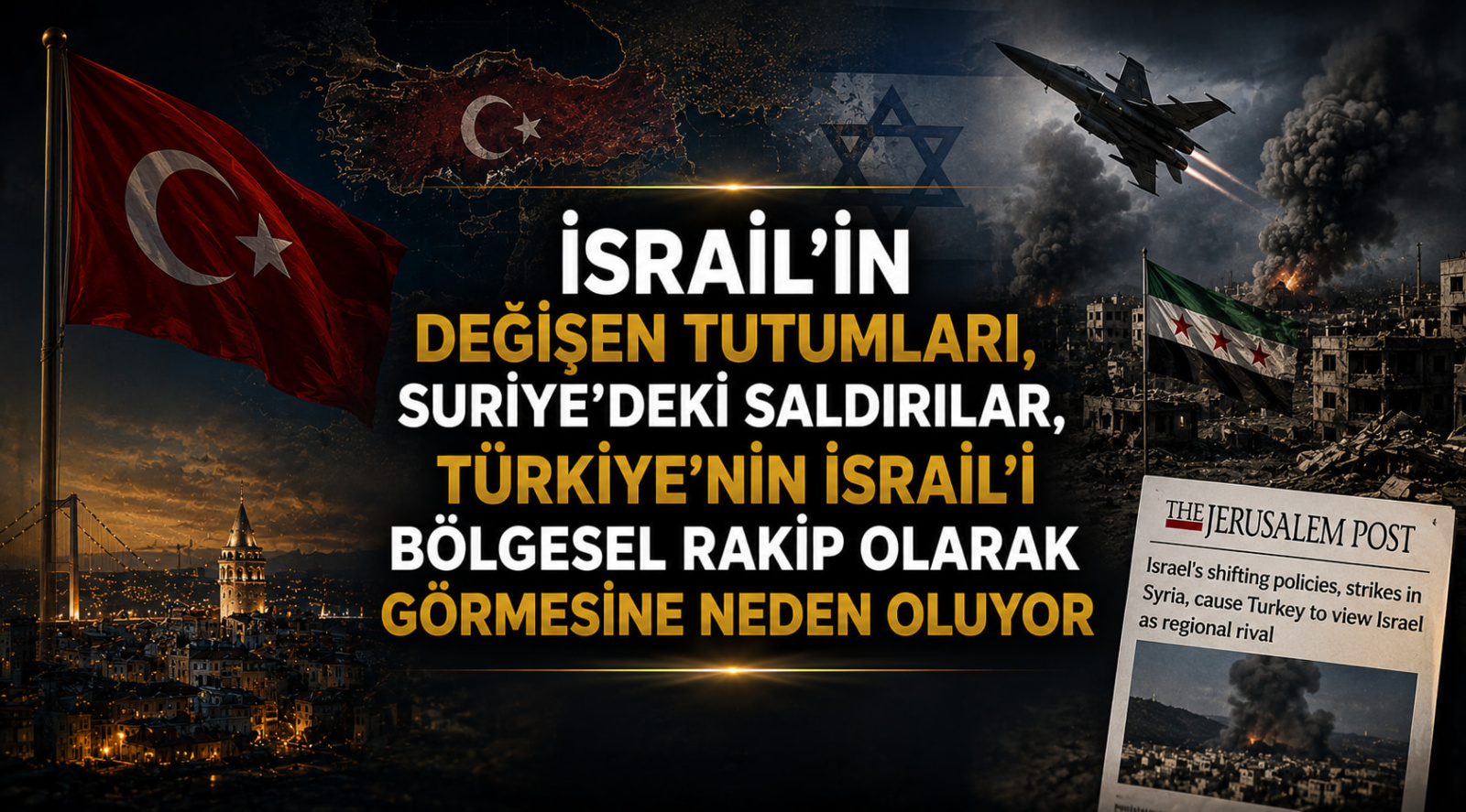 İsrail'in Değişen Tutumları, Suriye'deki Saldırılar, Türkiye'nin İsrail'i Bölgesel Rakip Olarak Görmesine Neden Oluyor