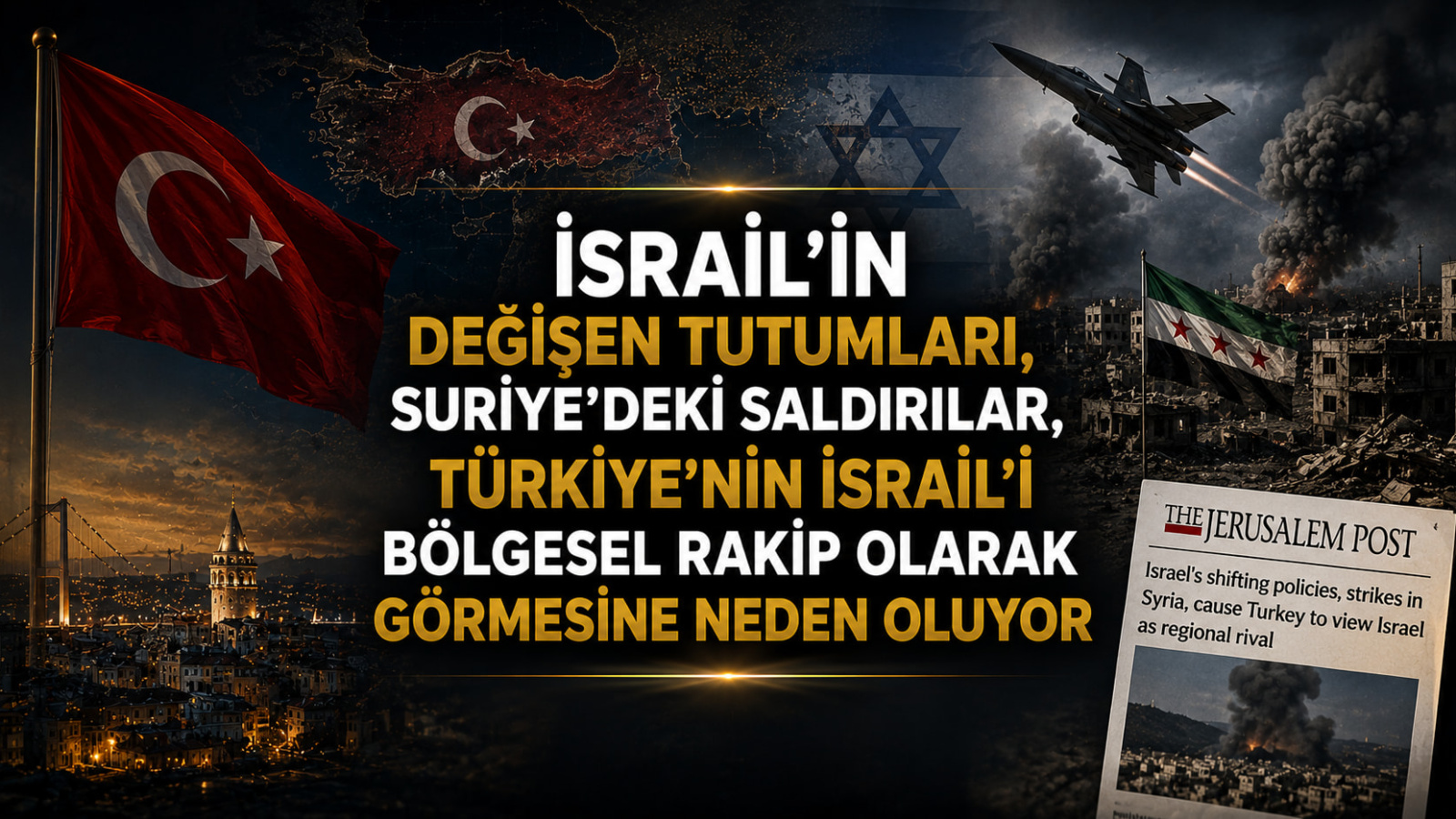 İsrail'in Değişen Tutumları, Suriye'deki Saldırılar, Türkiye'nin İsrail'i Bölgesel Rakip Olarak Görmesine Neden Oluyor