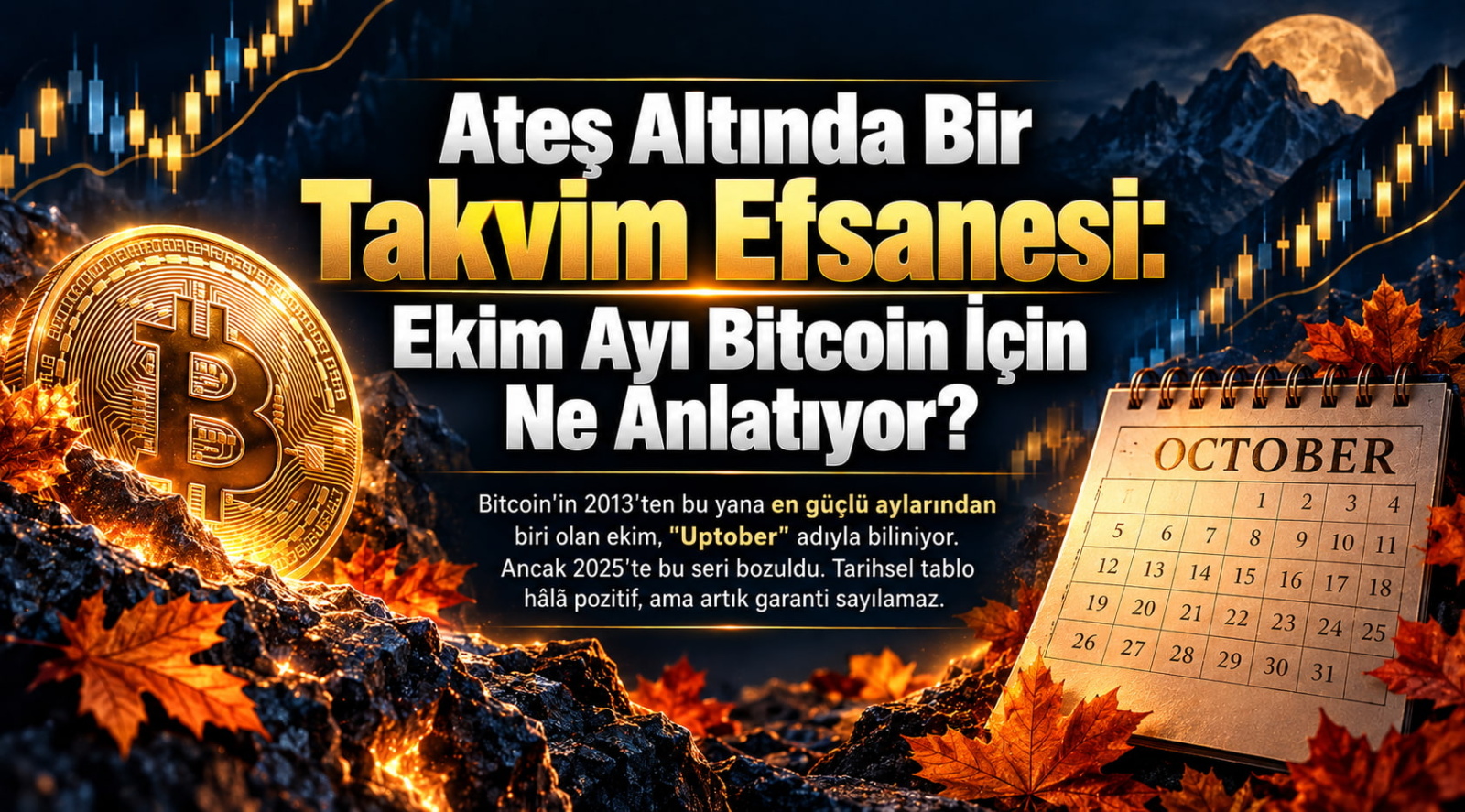 Ateş Altında Bir Takvim Efsanesi: Ekim Ayı Bitcoin İçin Ne Anlatıyor?