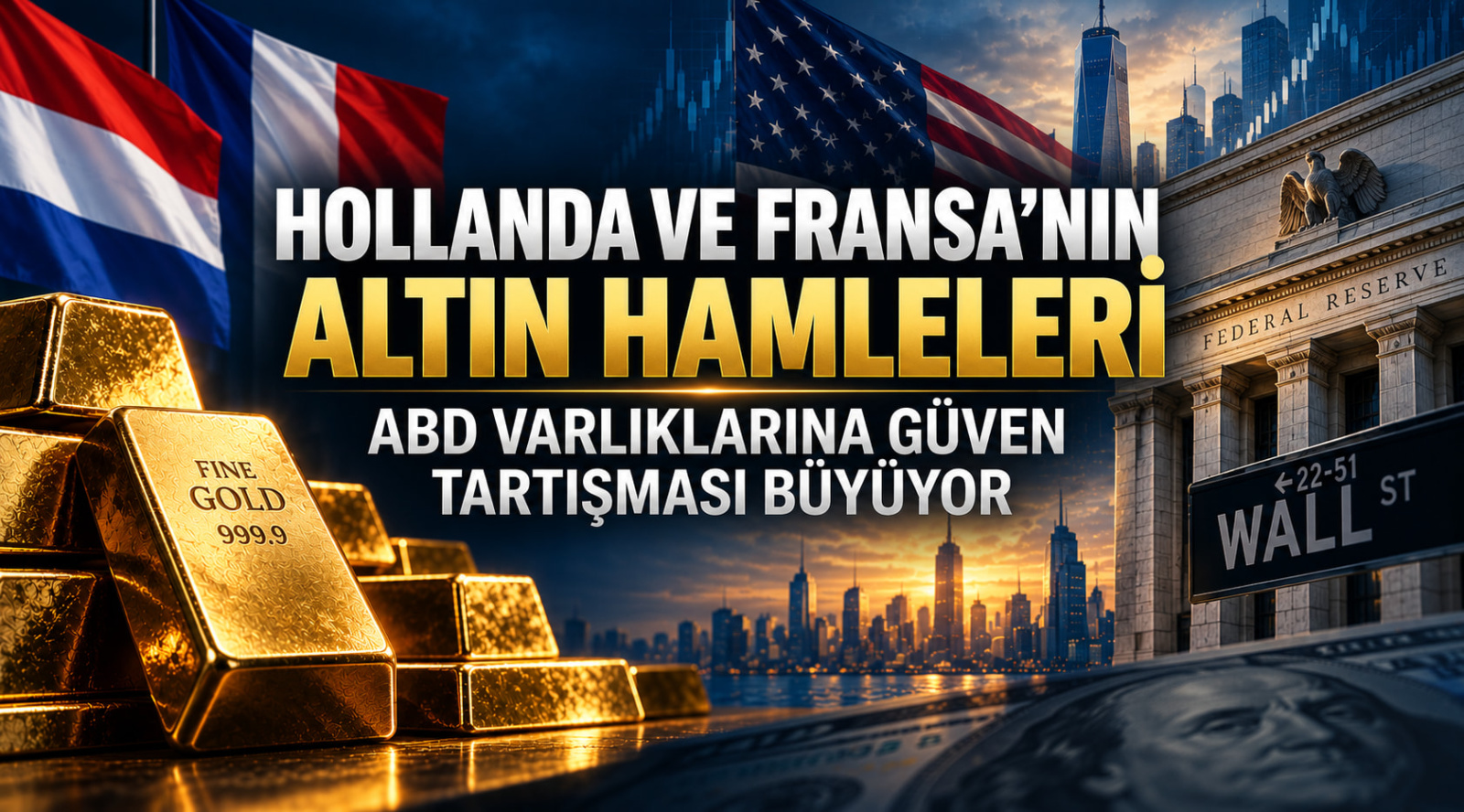 Hollanda ve Fransa’nın Altın Hamlesi: ABD Varlıklarına Güven Tartışması Büyüyor