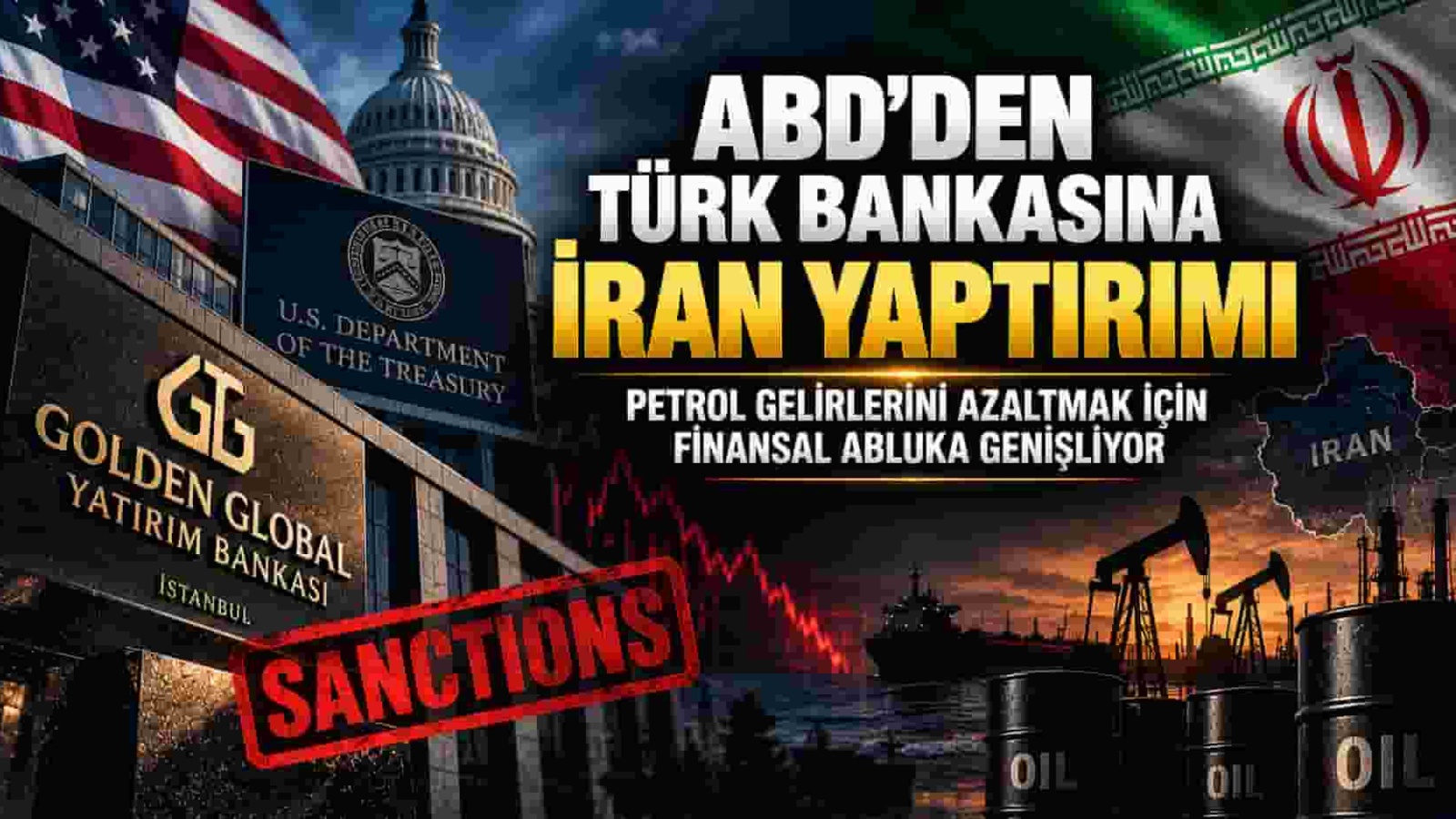 ABD’den Türk Bankasına İran Yaptırımı: Petrol Gelirleri İçin Finansal Abluka Genişliyor