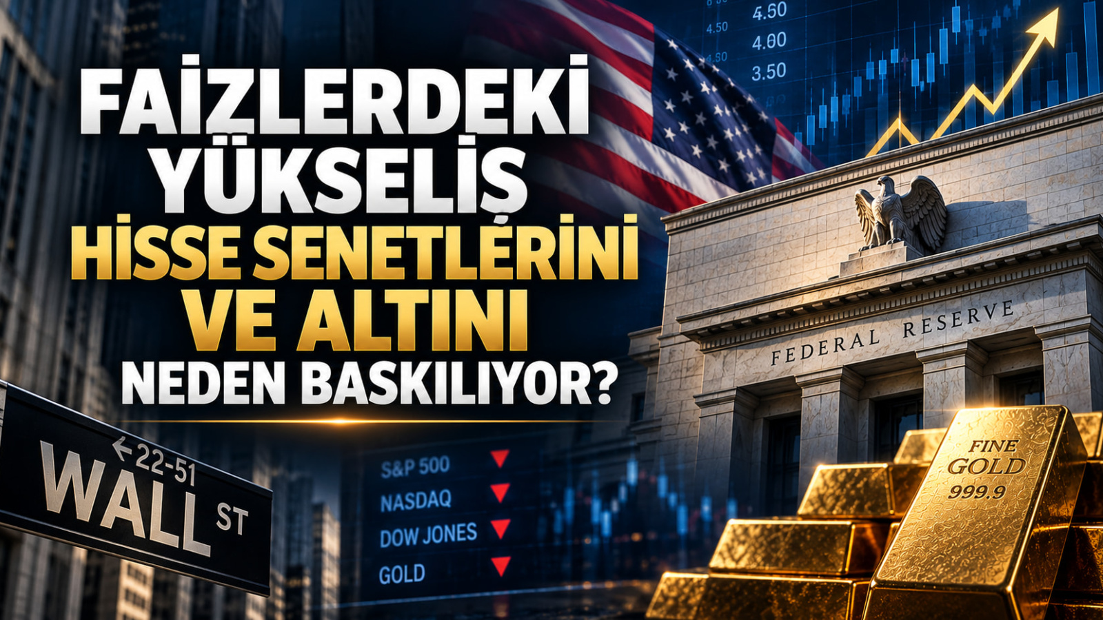 Faizlerdeki Yükseliş Hisse Senetlerini ve Altını Neden Baskılıyor?