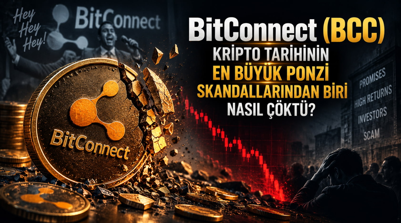 BitConnect (BCC): Kripto Tarihinin En Büyük Ponzi Skandallarından Biri Nasıl Çöktü?
