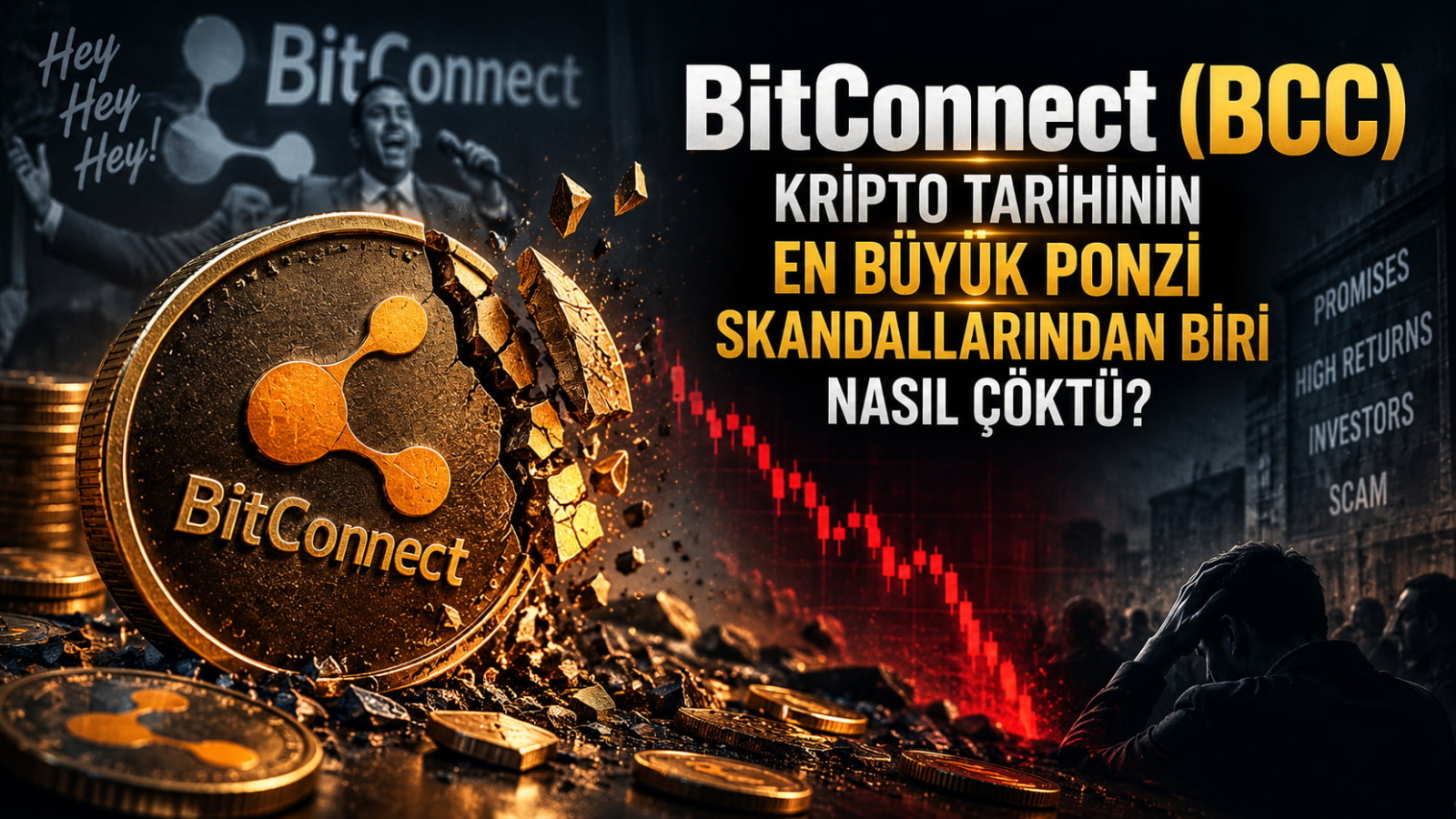 BitConnect (BCC): Kripto Tarihinin En Büyük Ponzi Skandallarından Biri Nasıl Çöktü?
