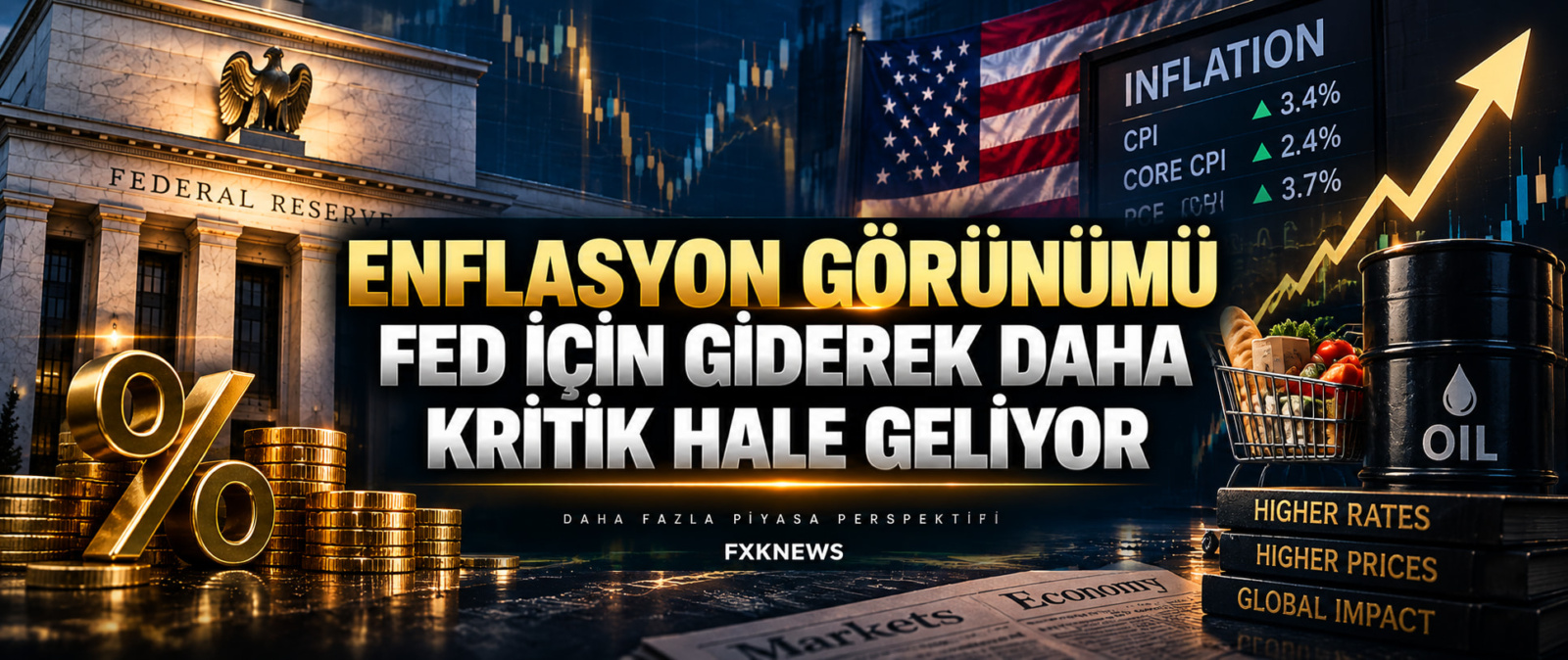 Enflasyon Görünümü Fed İçin Giderek Daha Kritik Hale Geliyor