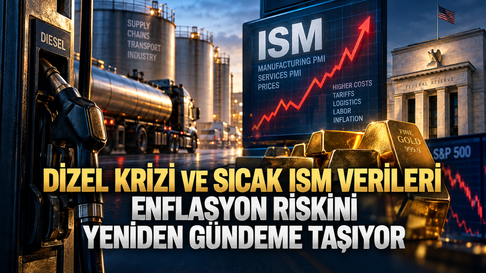 Dizel Krizi ve Sıcak ISM Verileri Enflasyon Riskini Yeniden Gündeme Taşıyor