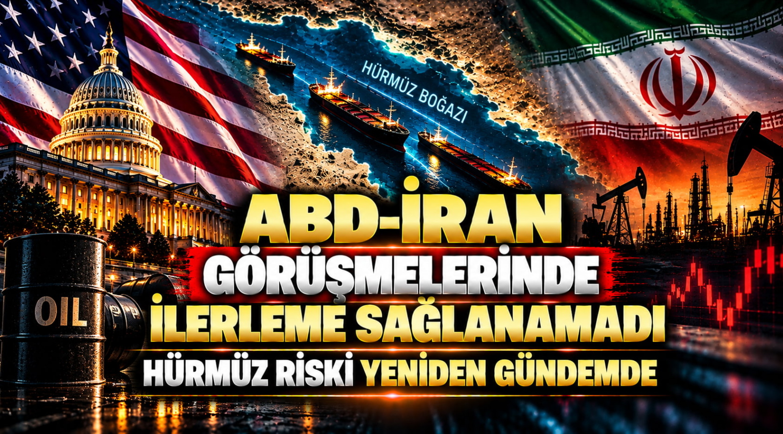 ABD-İran Görüşmelerinde İlerleme Sağlanamadı: Hürmüz Riski Yeniden Gündemde
