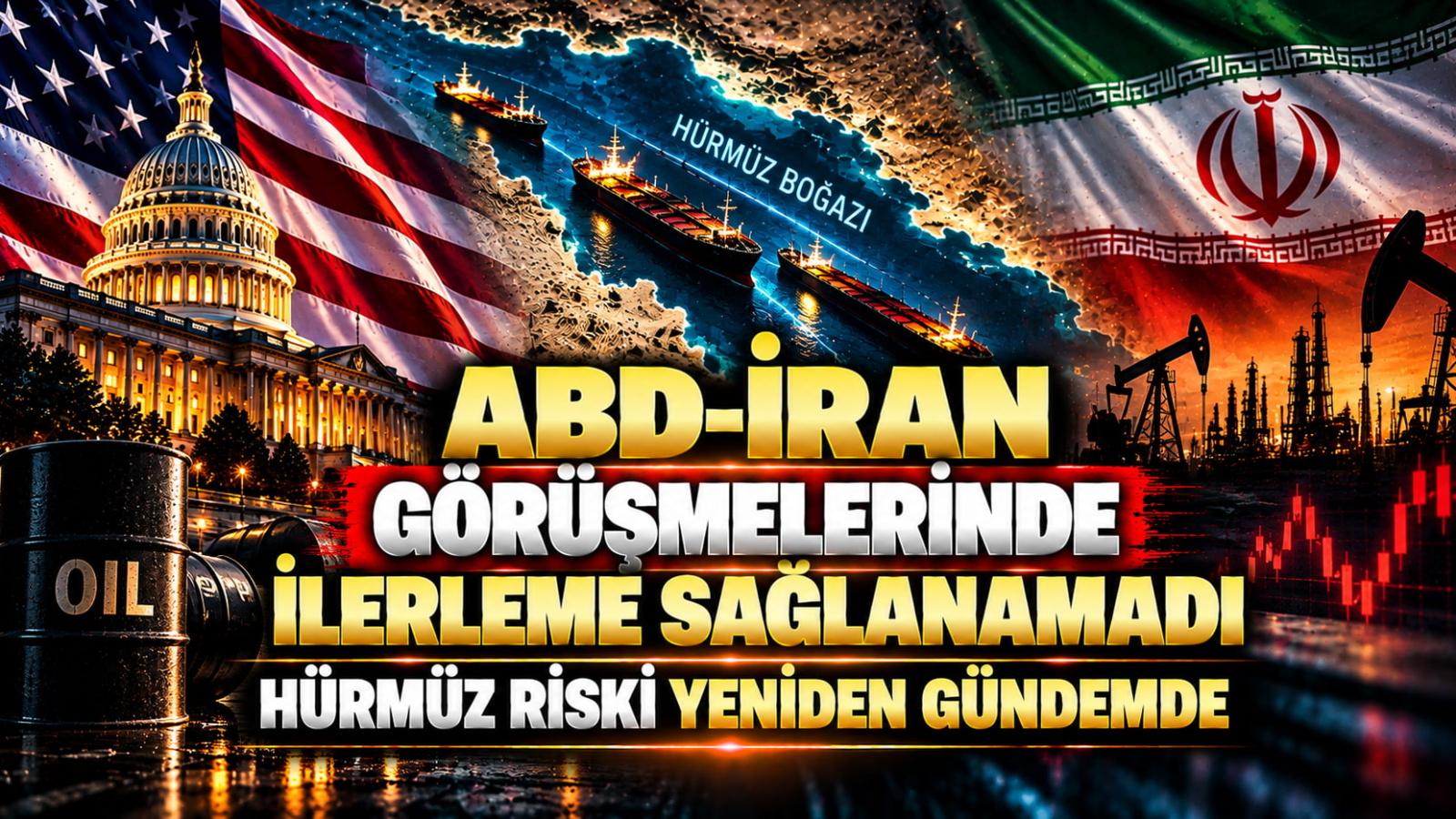 ABD-İran Görüşmelerinde İlerleme Sağlanamadı: Hürmüz Riski Yeniden Gündemde