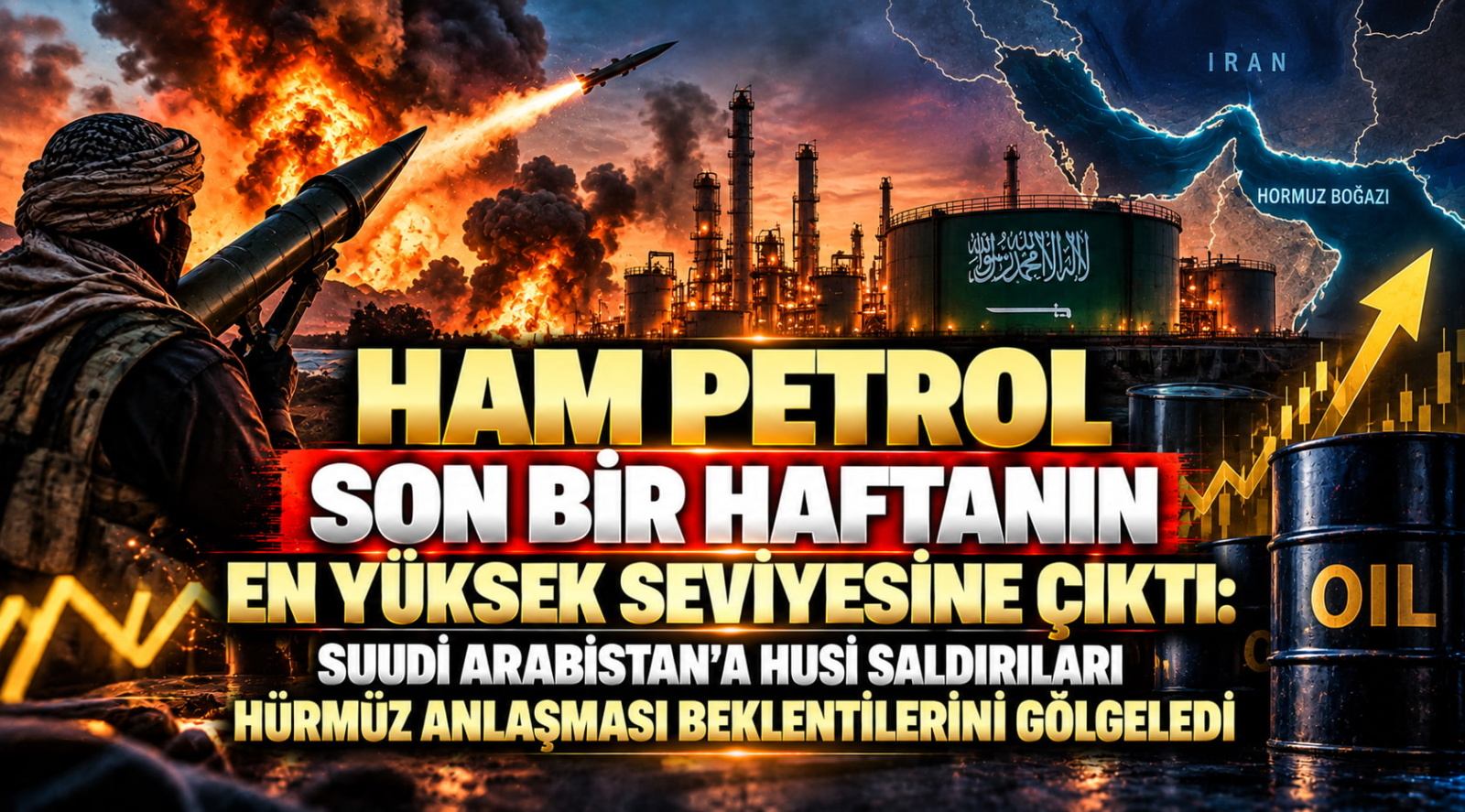 Ham Petrol Bir Haftanın Zirvesine Çıktı: Husi Saldırıları Hürmüz Anlaşması Umutlarını Gölgeledi
