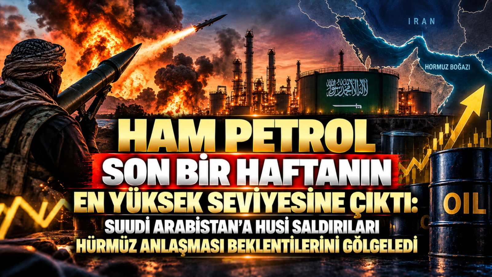 Ham Petrol Bir Haftanın Zirvesine Çıktı: Husi Saldırıları Hürmüz Anlaşması Umutlarını Gölgeledi