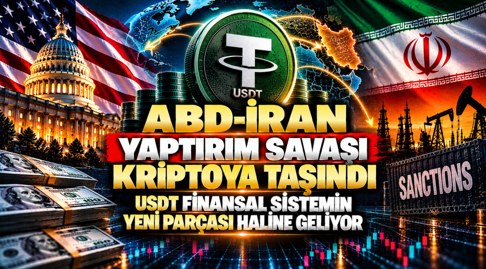 ABD-İran Yaptırım Savaşı Kriptoya Taşındı: USDT Finansal Sistemin Yeni Parçası Haline Geliyor