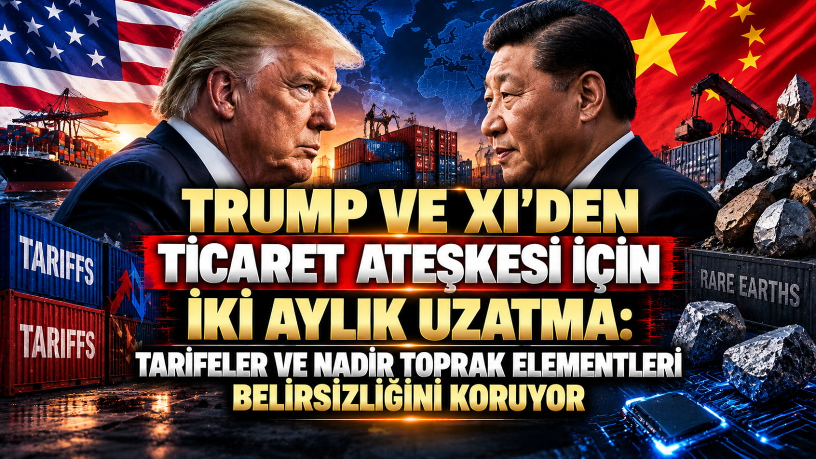 Trump Ve Xi'den Ticaret Ateşkesi İçin İki Aylık Uzatma: Tarifeler Ve Nadir Toprak Elementleri Belirsizliğini Koruyor